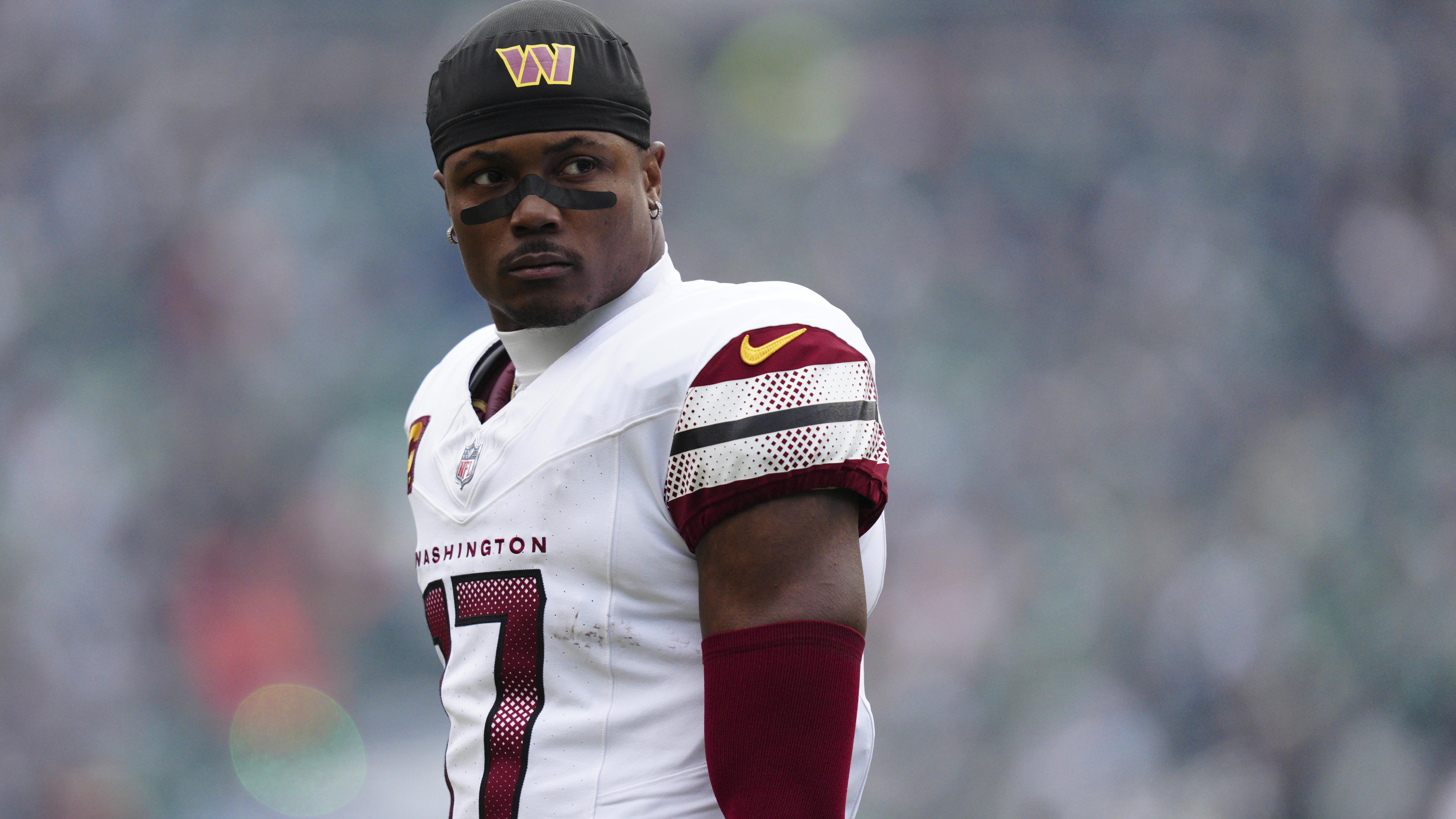 Terry McLaurin on the field