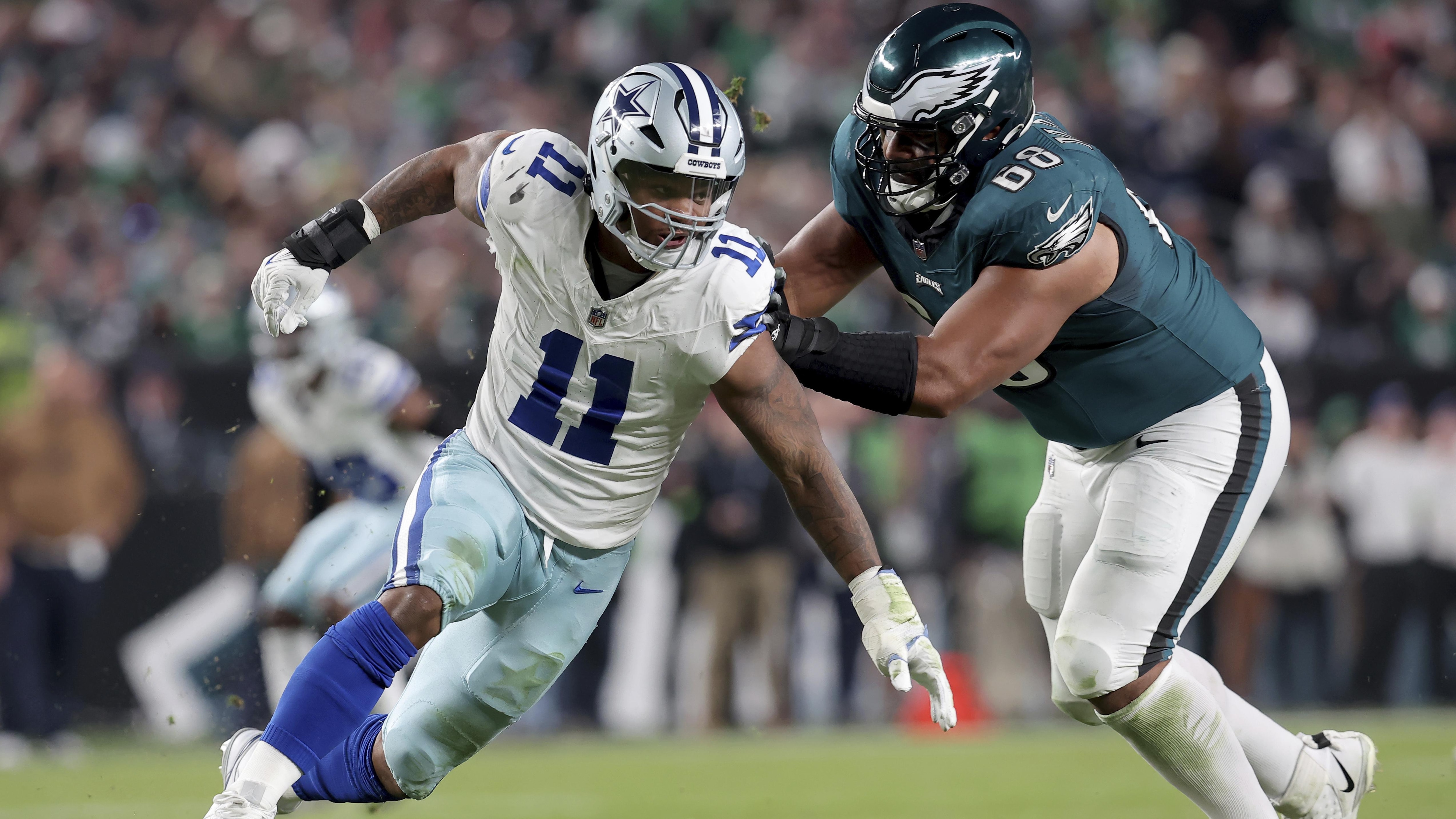 Eagles’ Jordan Mailata Jokes Cowboys’ Micah Parsons Trade Brought ‘Sigh of Relief’