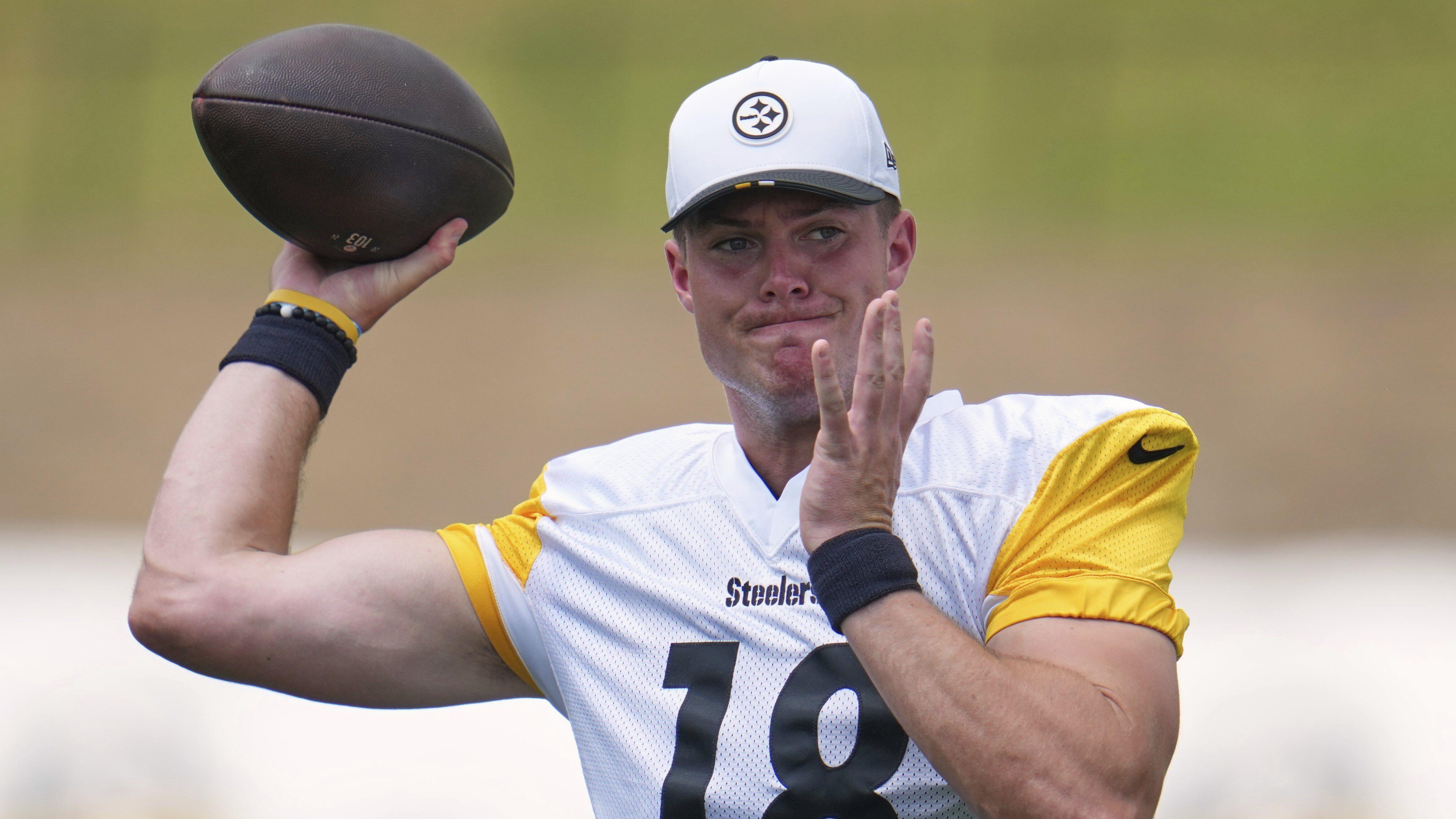 Steelers’ Will Howard Suffers Hand Injury, QB3 Behind Rodgers, Rudolph on Depth Chart