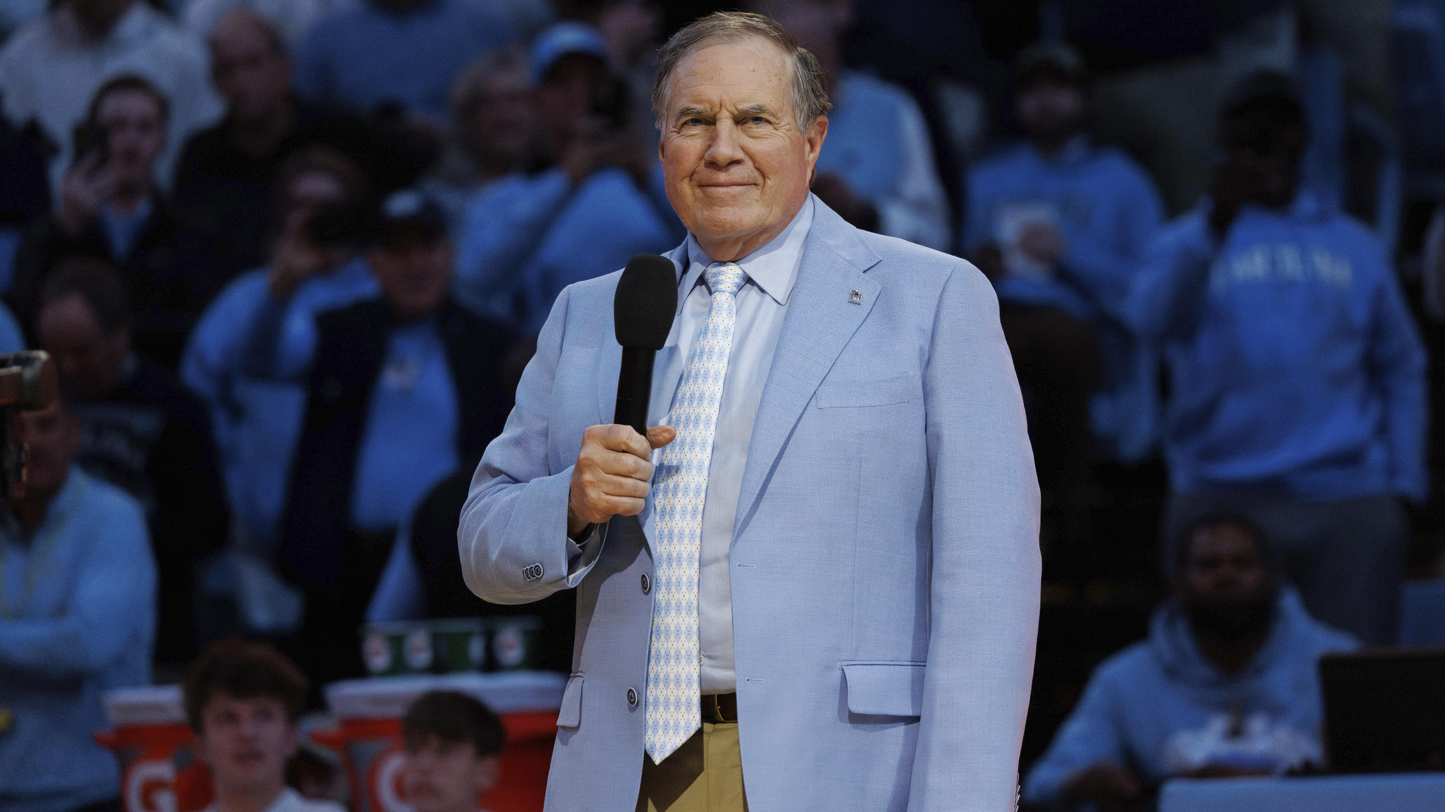 Bill Belichick Seemingly Shades Patriots’ Robert, Jonathan Kraft Ahead of UNC Debut