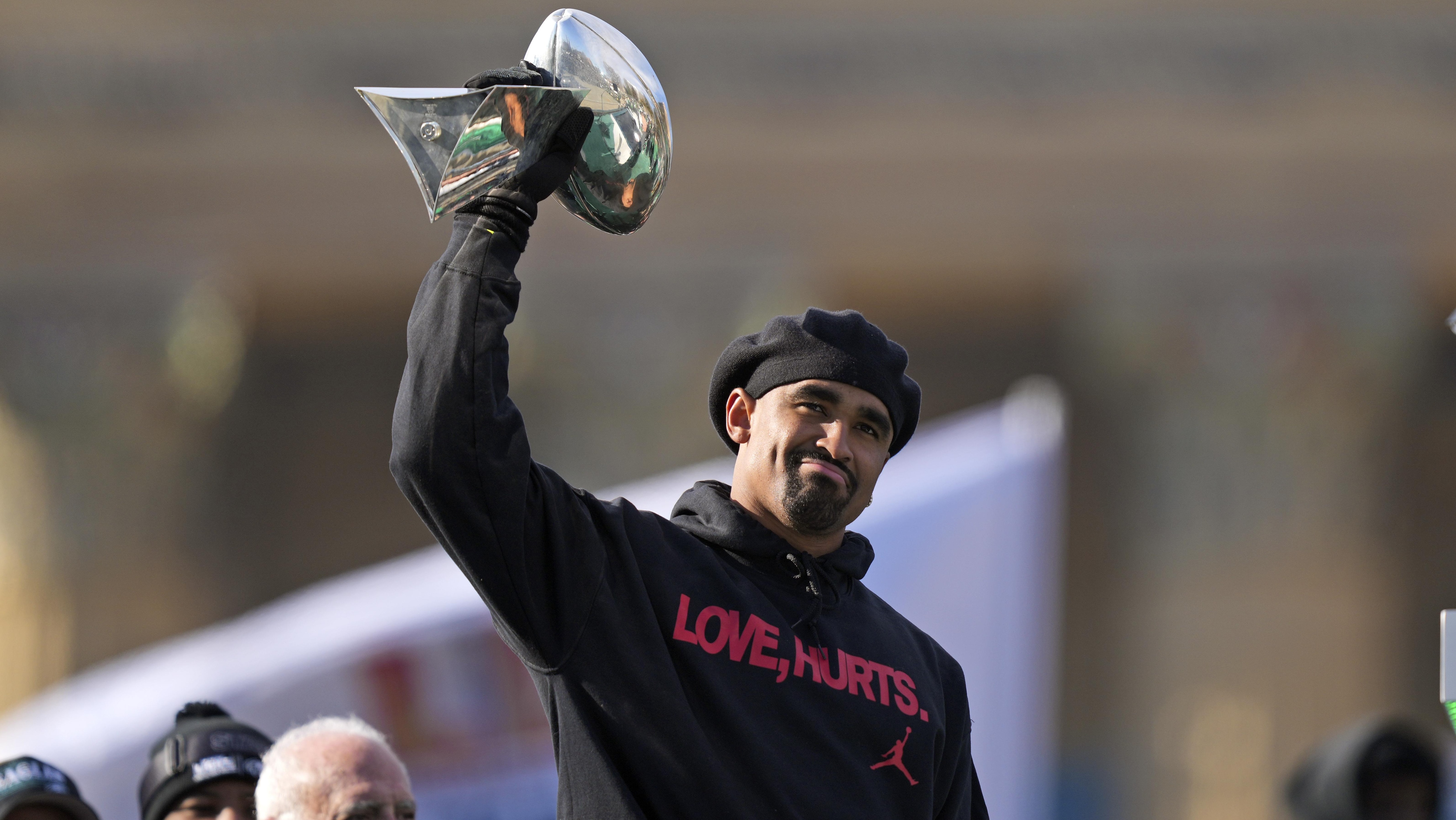 APTOPIX Super Bowl Eagles Parade Football