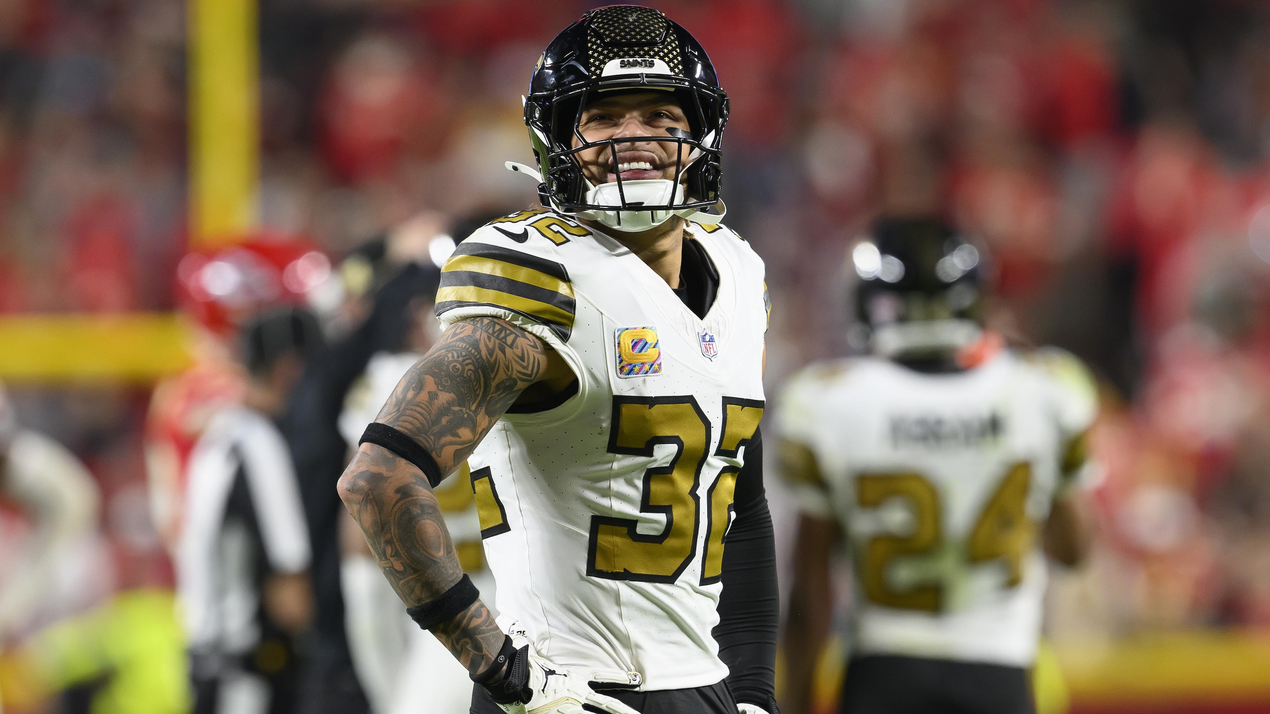 Saints Mathieu Retires Football