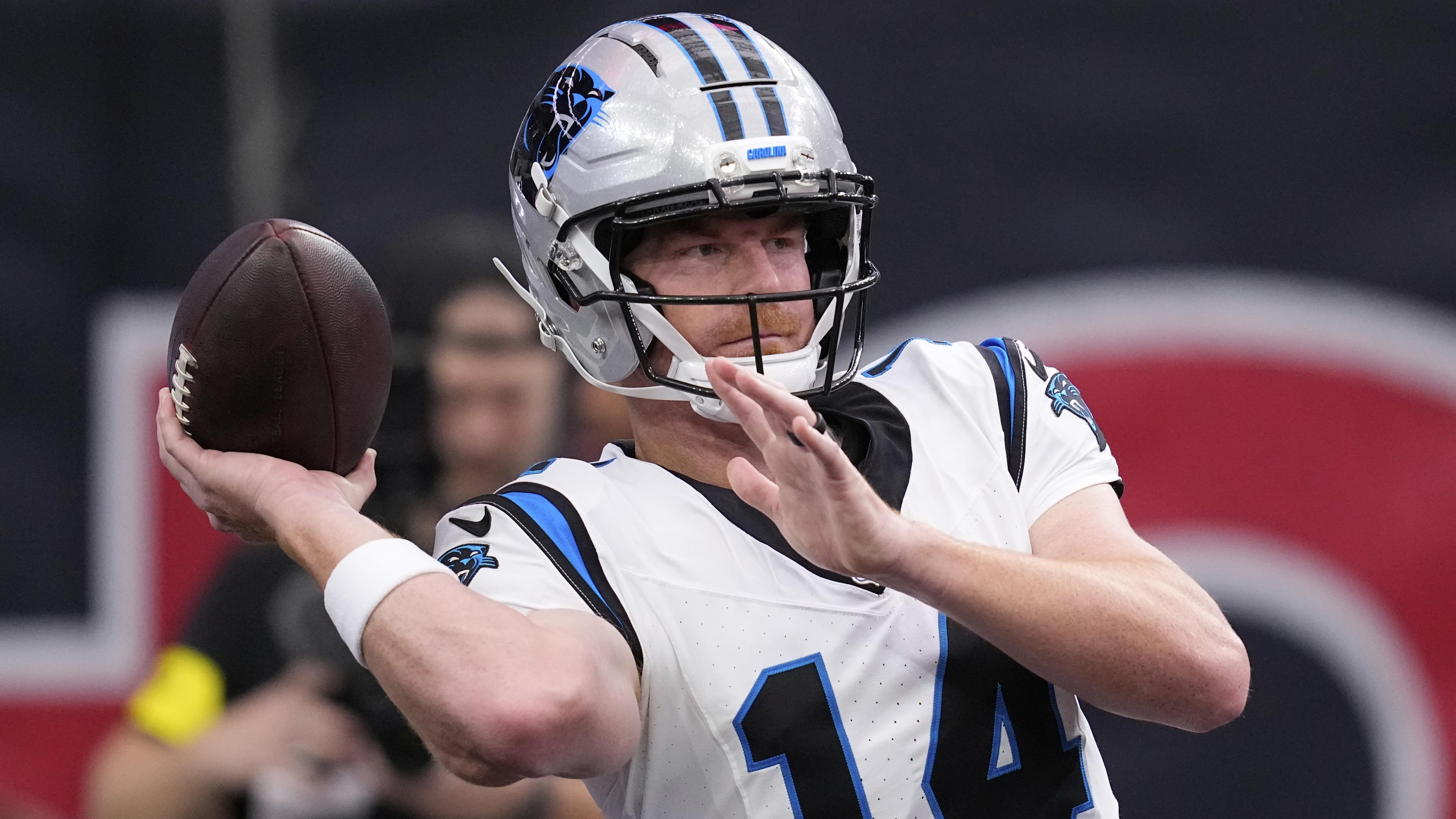 Panthers’ Andy Dalton Ruled Out After Suffering Elbow Injury in Preseason vs. Texans
