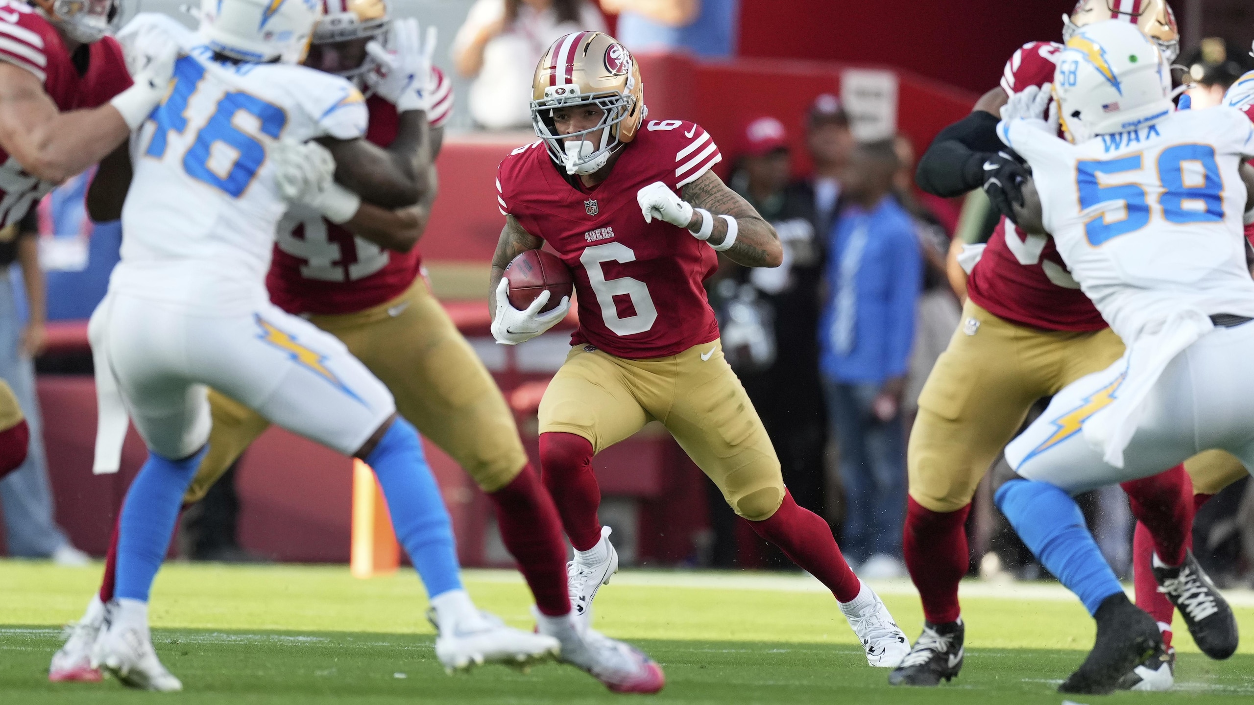 Chargers 49ers Football