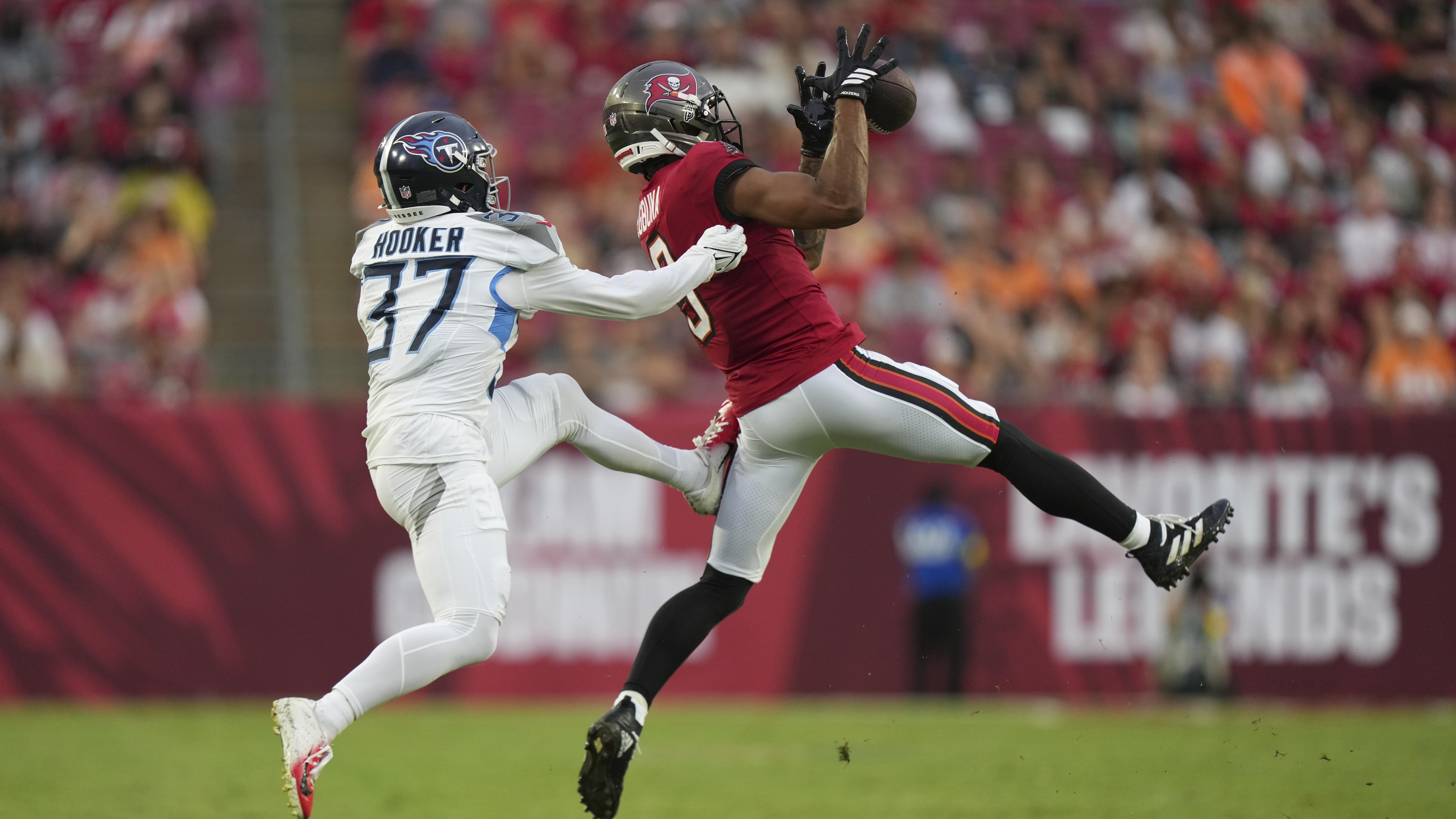 Emeka Egbuka Scores 1st NFL TD as Fans Hype Fantasy Potential After Bucs vs. Steelers