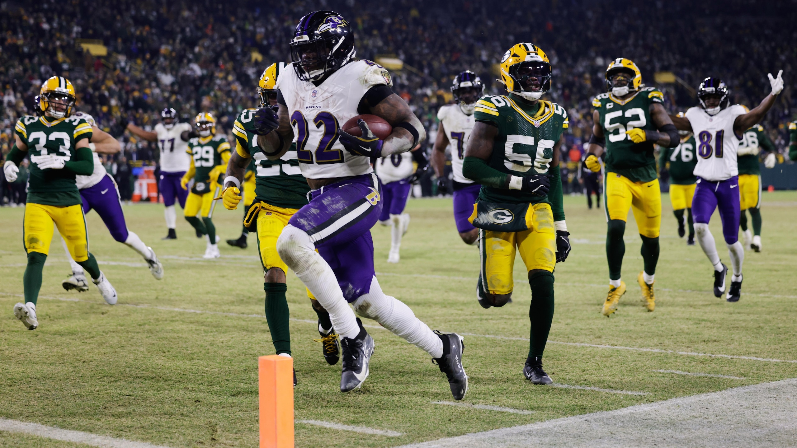Ravens Packers Football