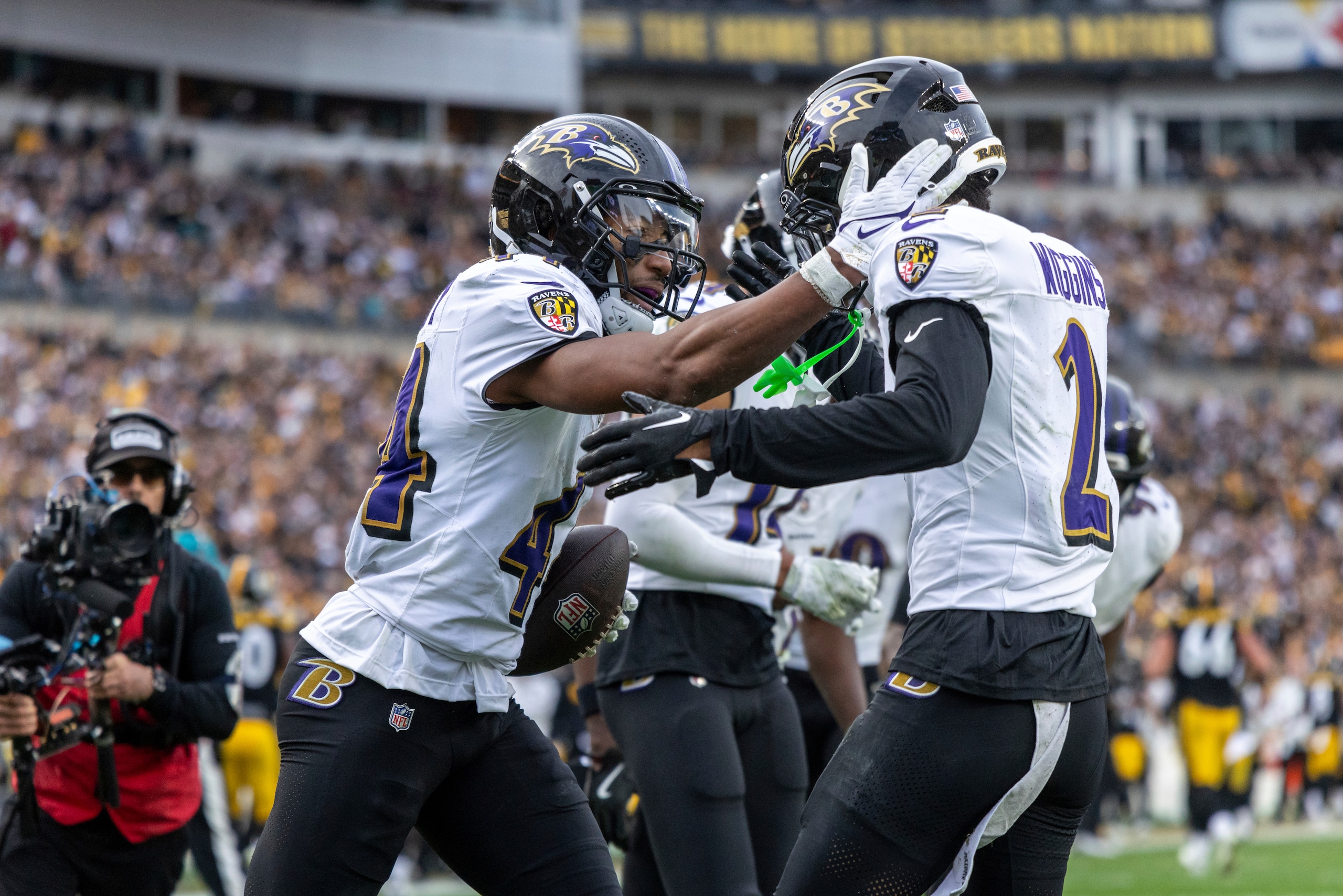 Ravens Steelers Football Ravens Steelers Football