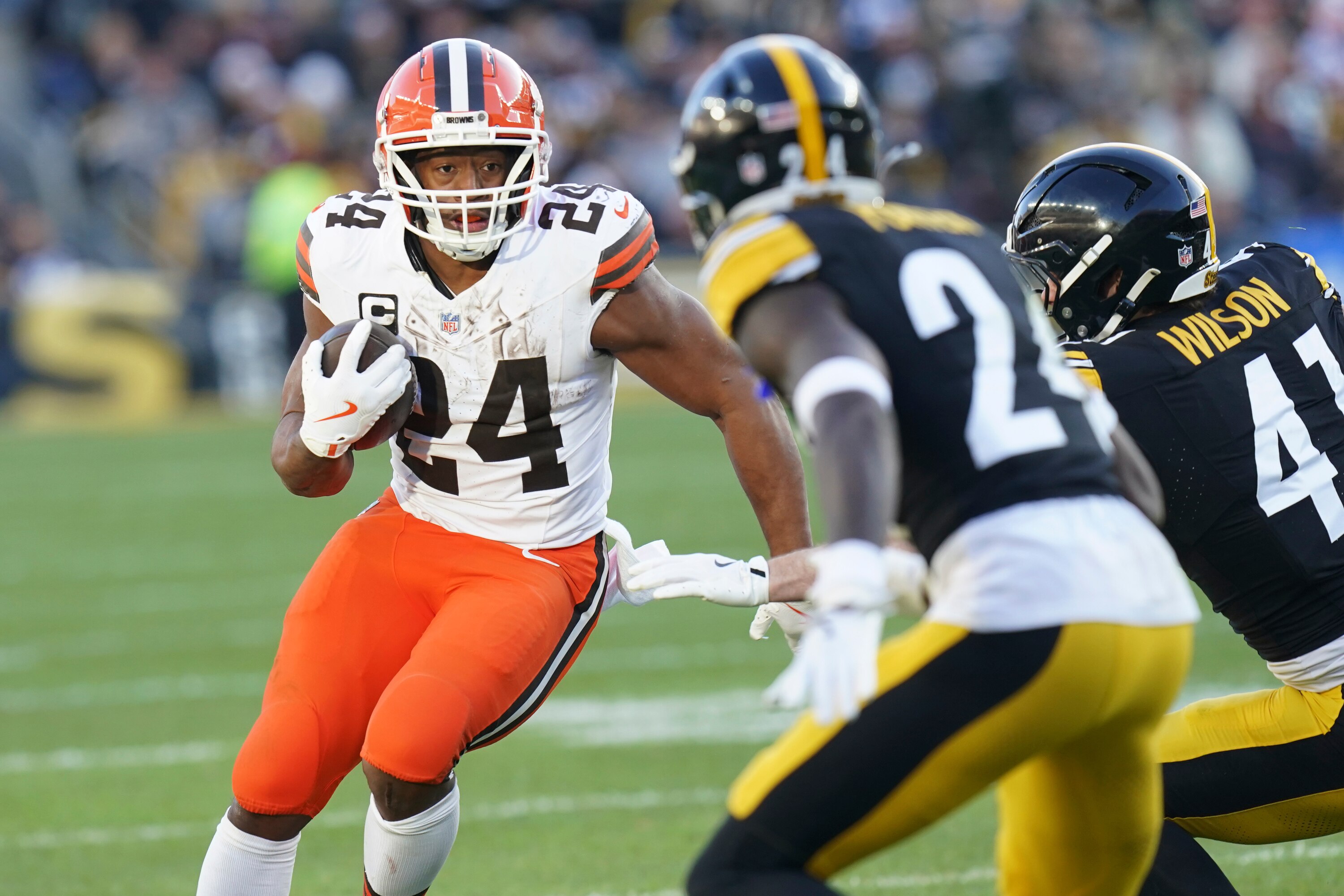 Nick Chubb Posts Thank You to Browns Fans, Says Cleveland 'Deserves' a Winning Team