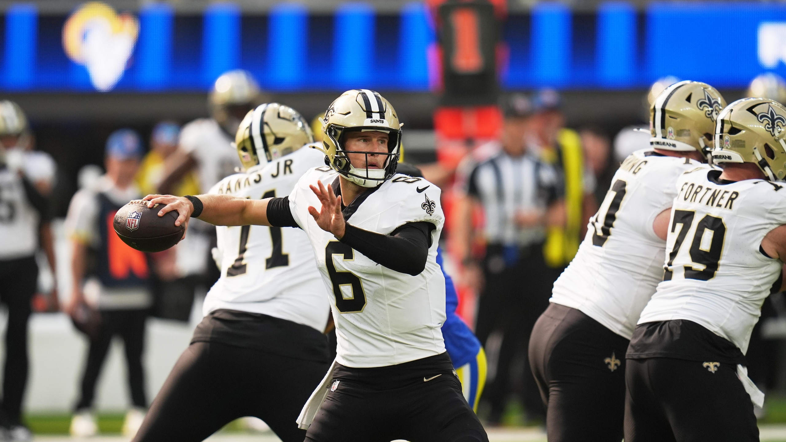 Saints Rams Football