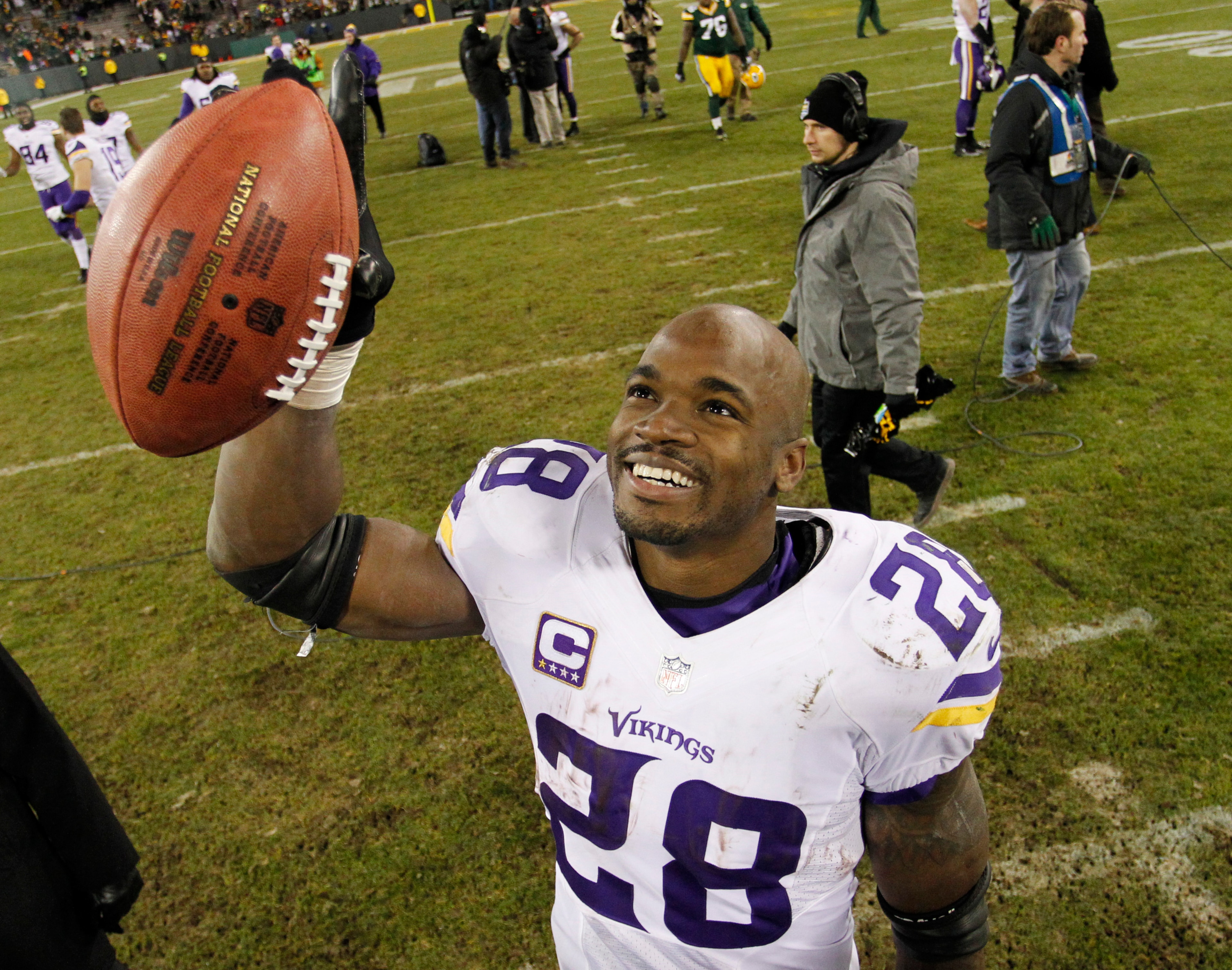 APTOPIX Vikings Packers Football