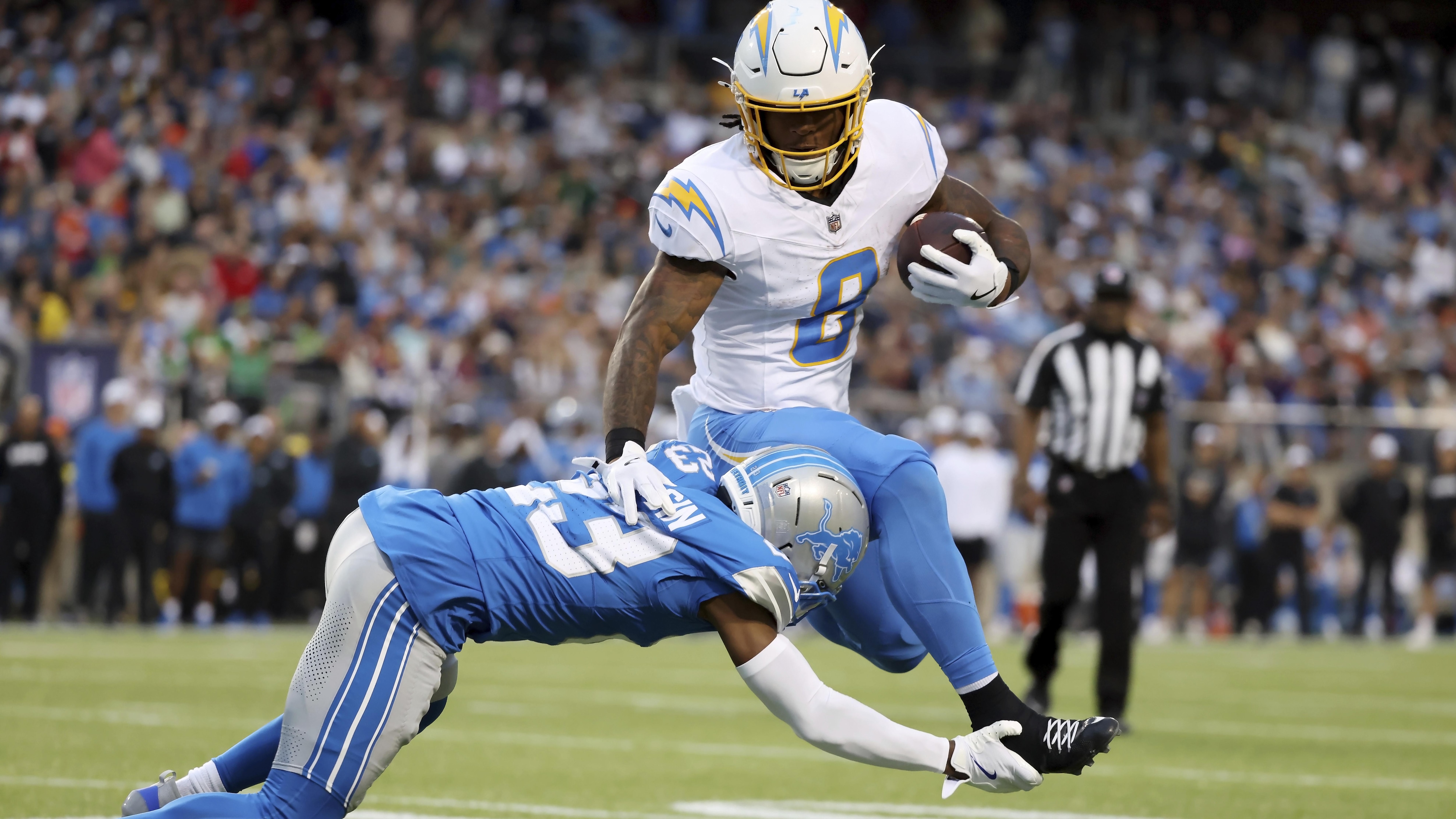 Omarion Hampton’s Fantasy Football Outlook Discussed By NFL Fans After Chargers-Lions