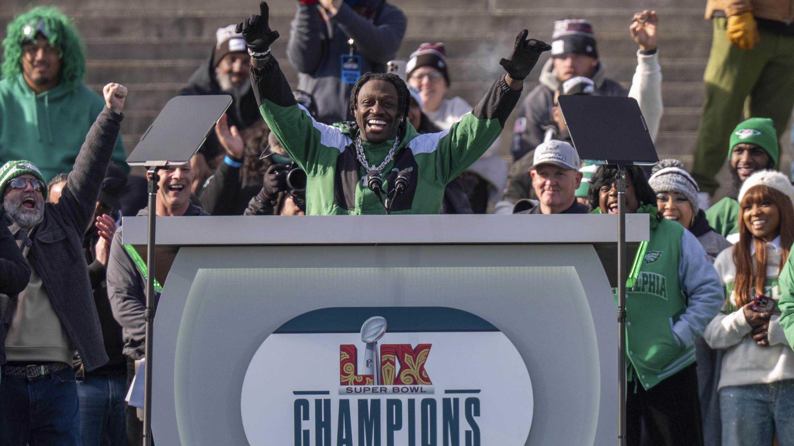 Super Bowl Eagles Parade Football