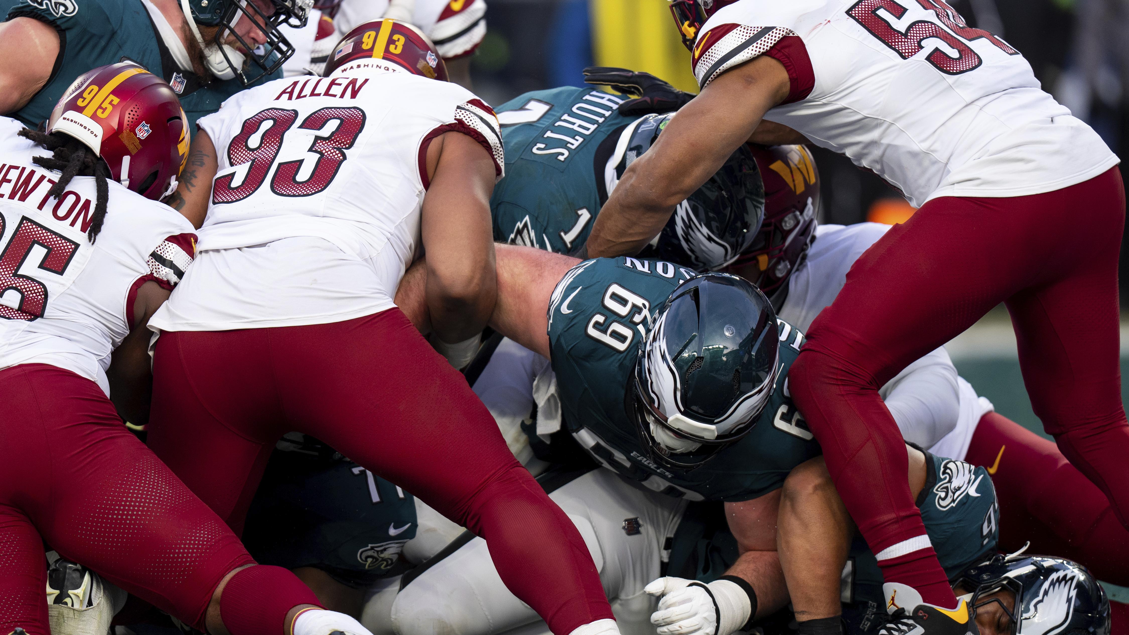 Commanders Eagles Football