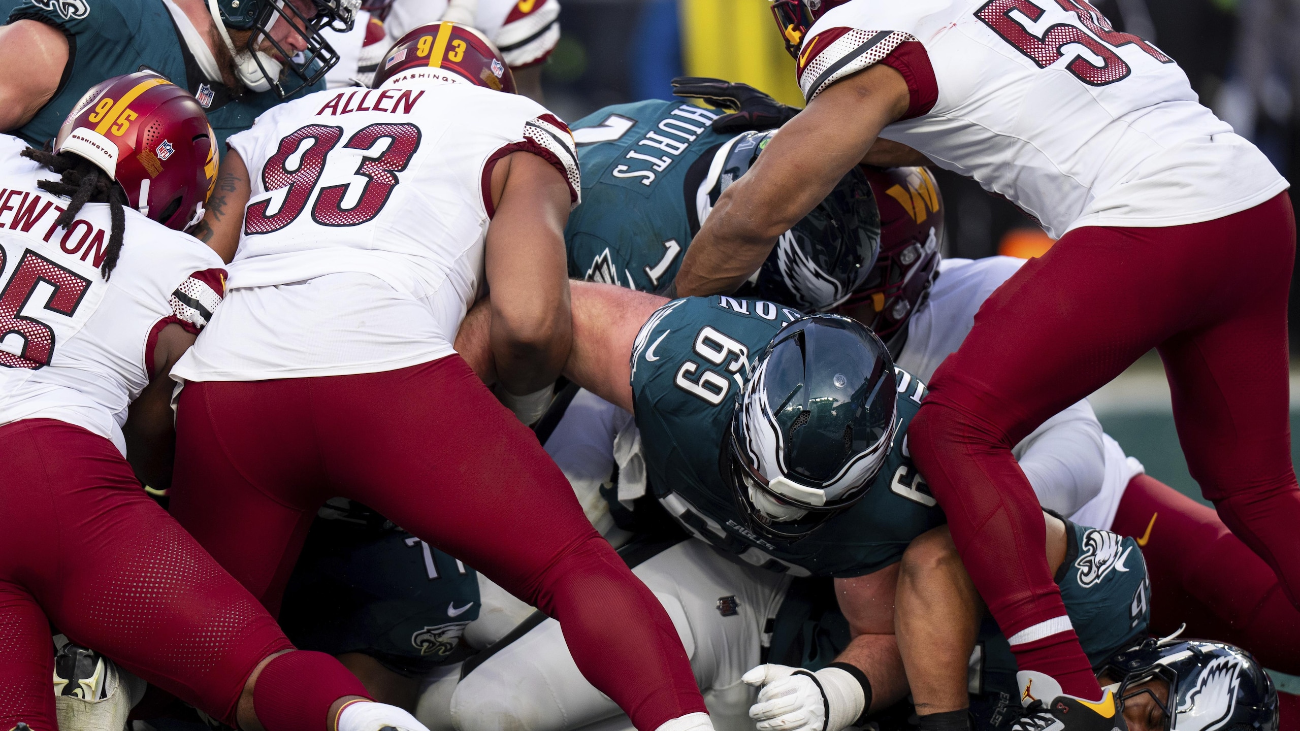 Commanders Eagles Football