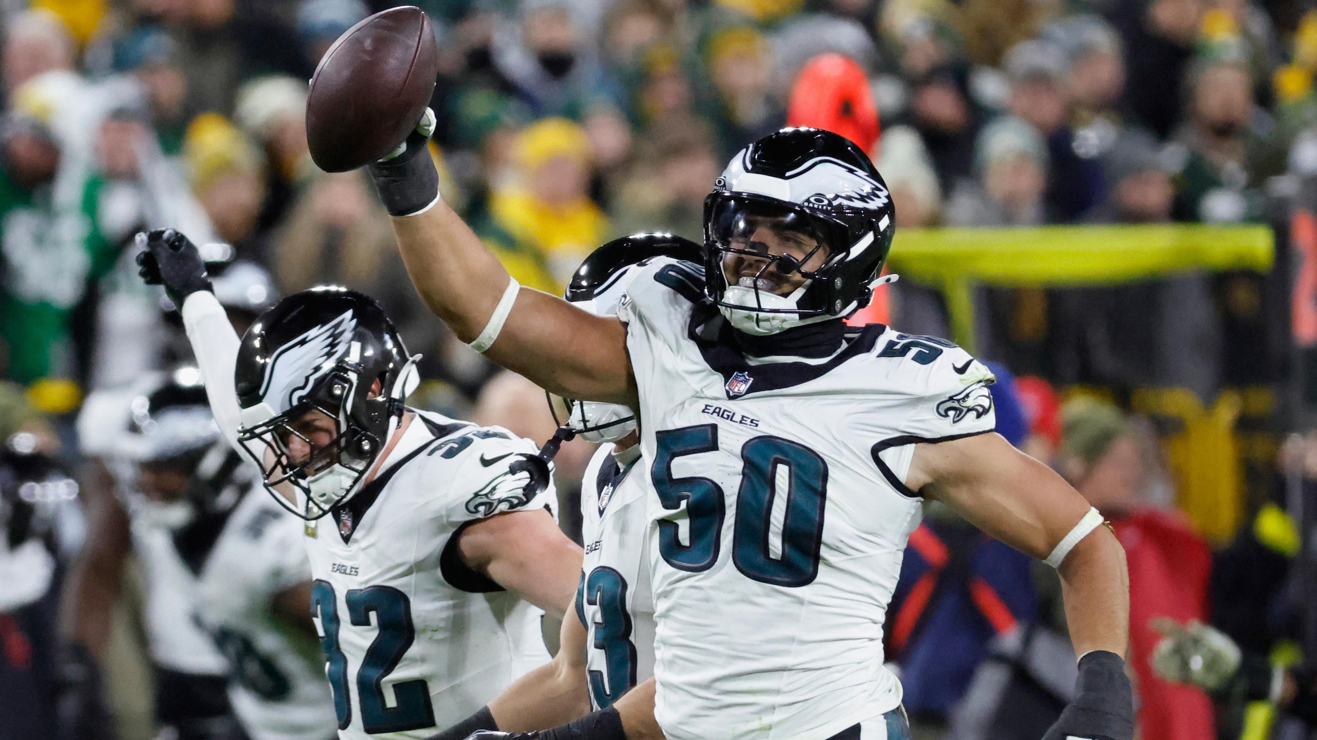 Eagles Packers Football