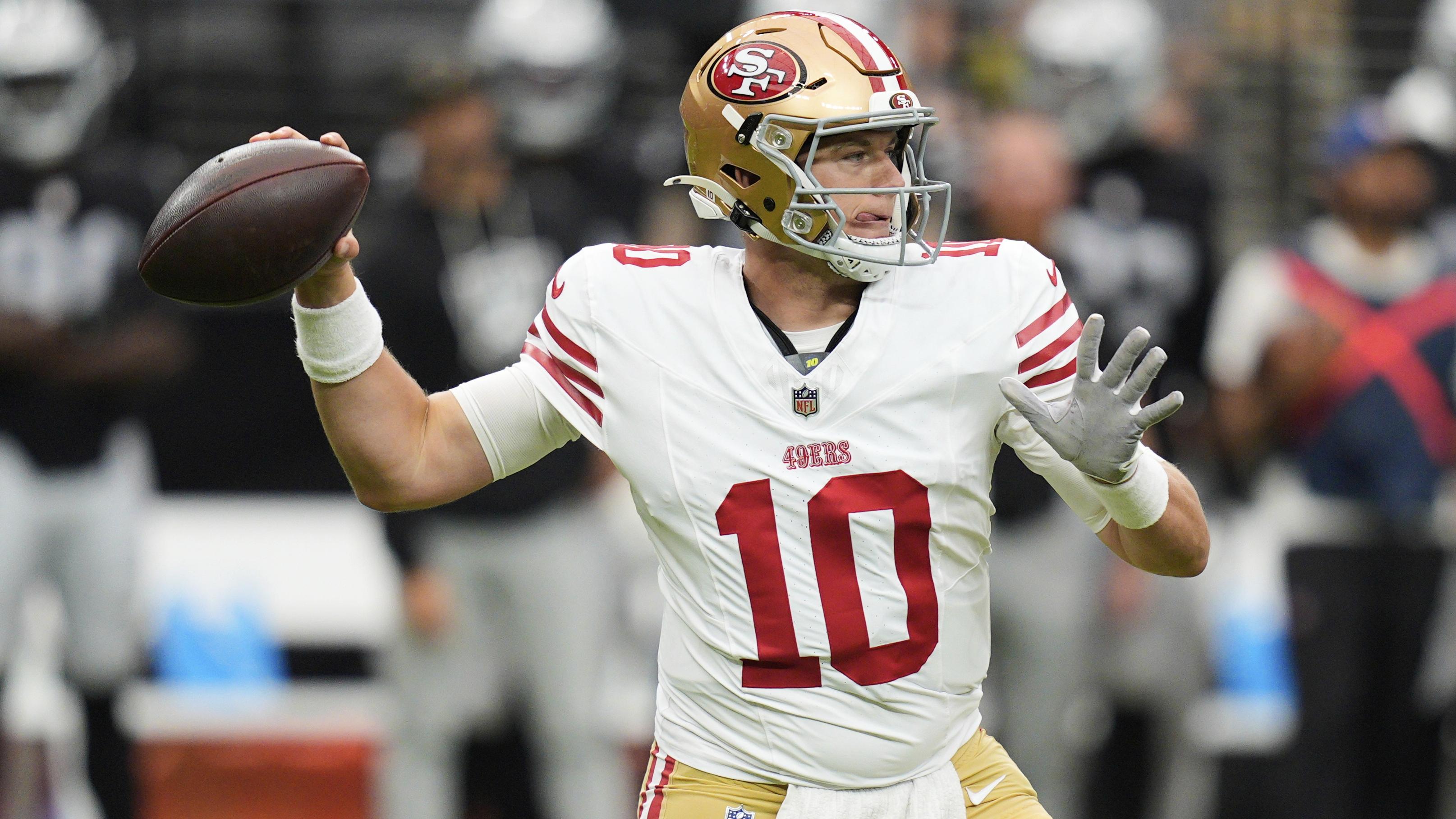 49ers’ Mac Jones Out vs. Chargers with Sprained Knee Injury, Sudfeld Signs Contract