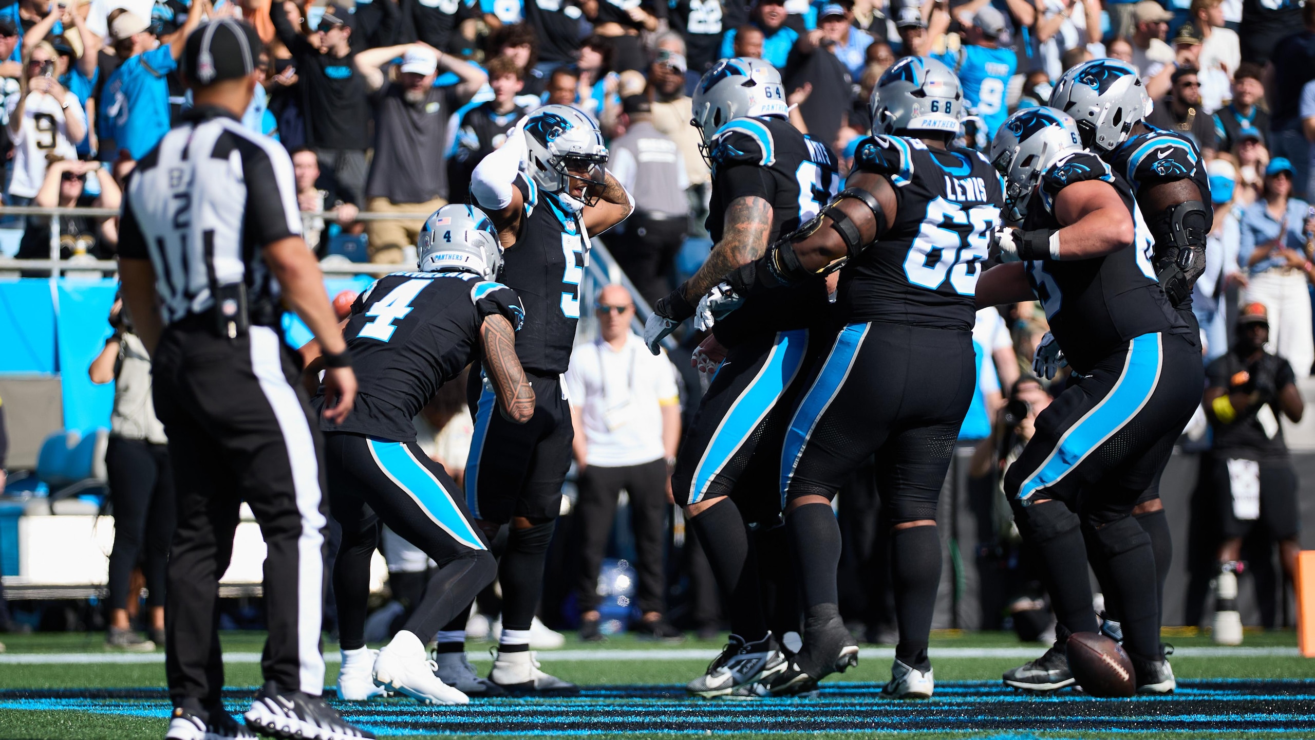 Saints Panthers Football