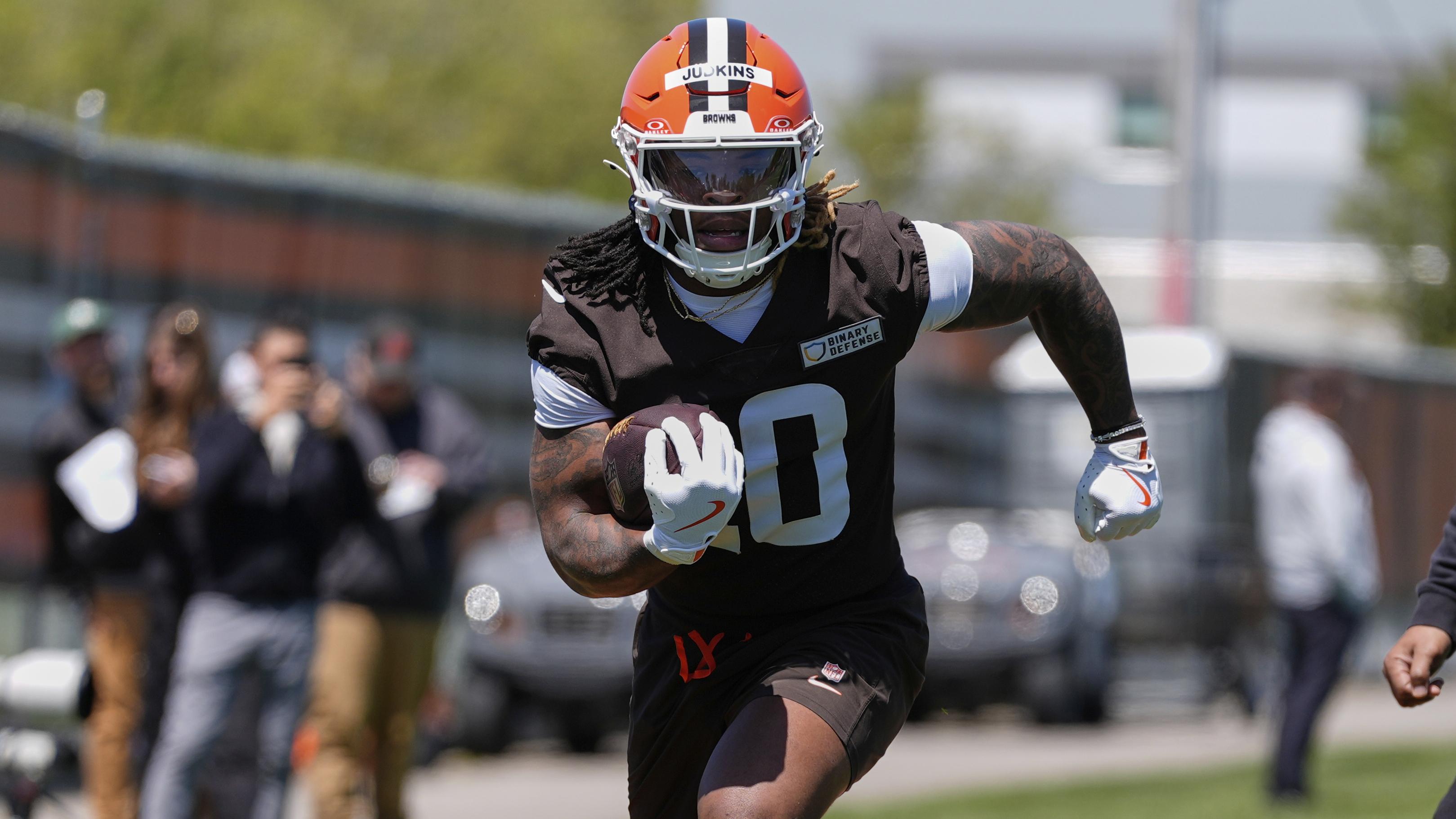 Quinshon Judkins Participates in 1st Browns Practice Since June After Signing Contract
