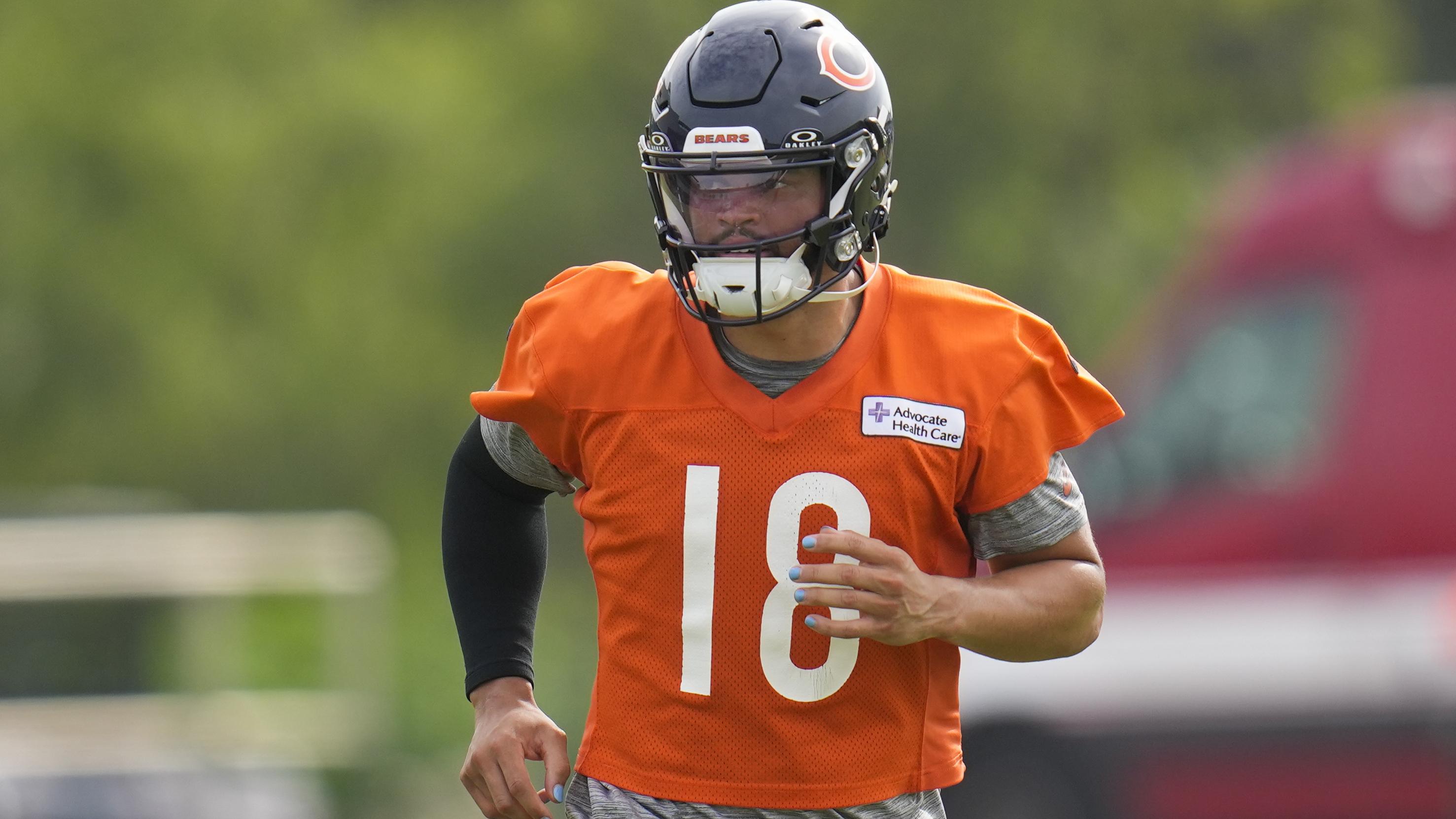 Bears’ Caleb Williams Says Reaction in Viral Video of Throwing Drill Was ‘Fake Anger’