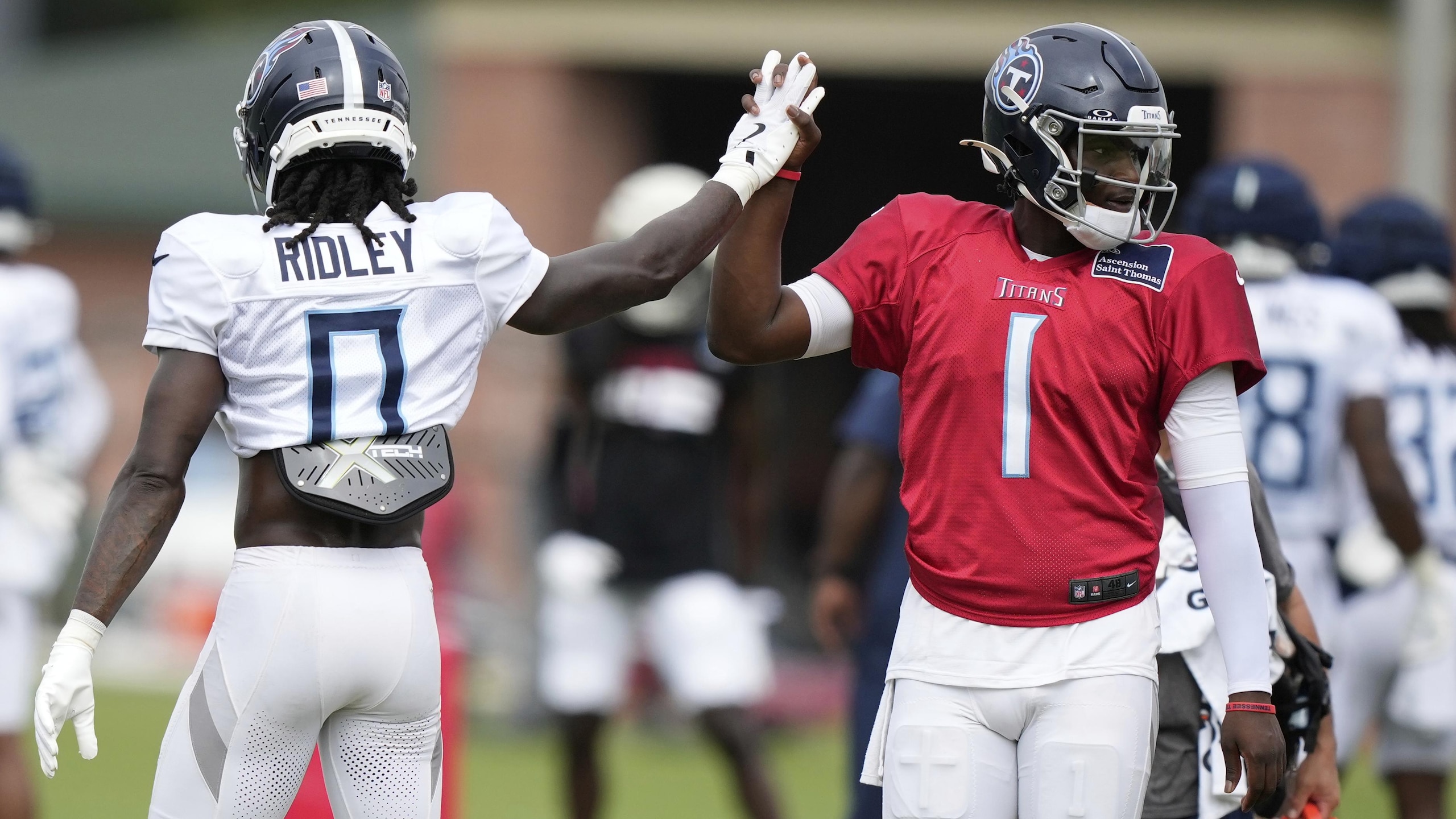 Titans Falcons Joint Practice