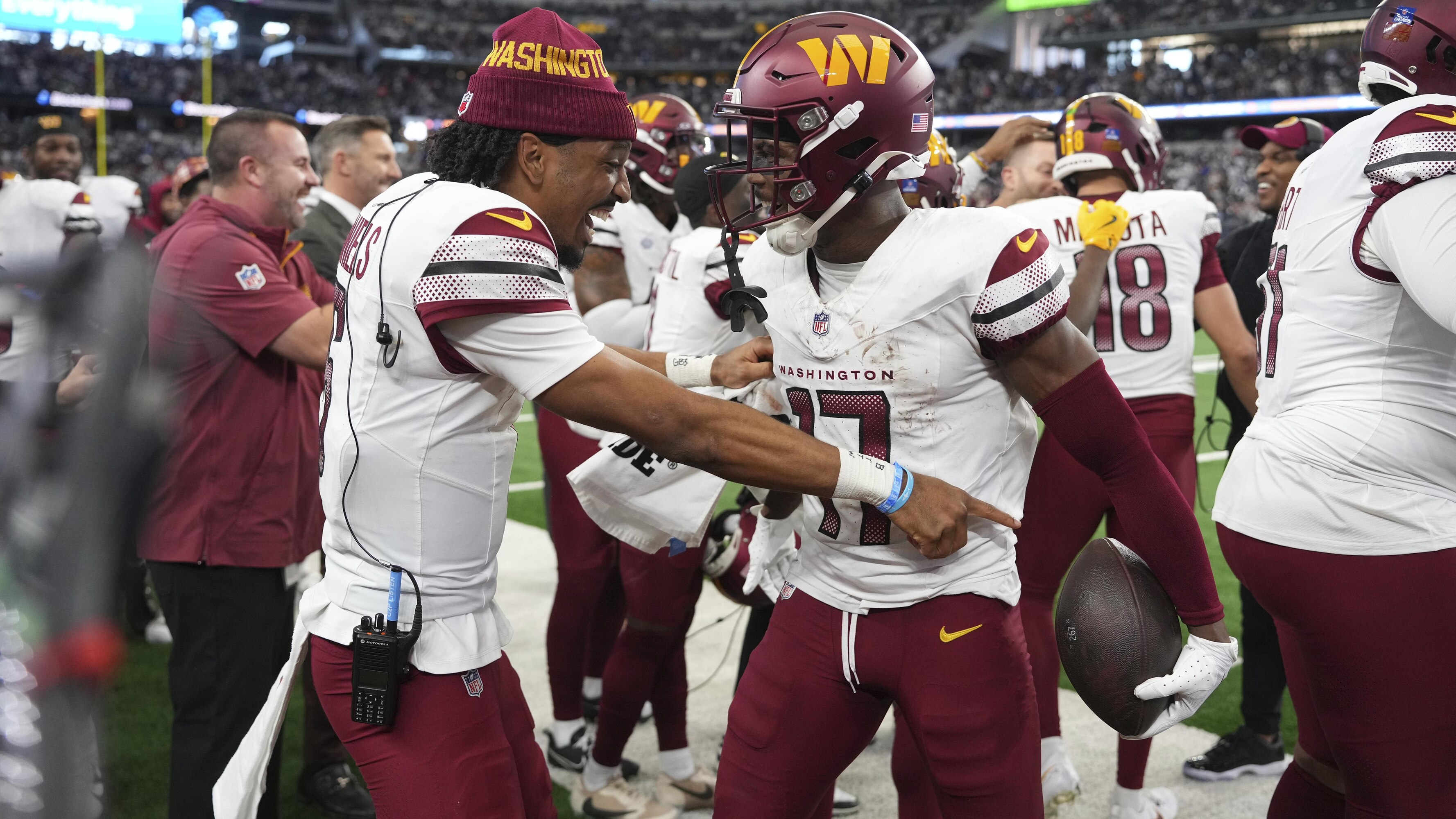 Jayden Daniels ist „100 %ig“ davon überzeugt, dass Terry McLaurin und die ...