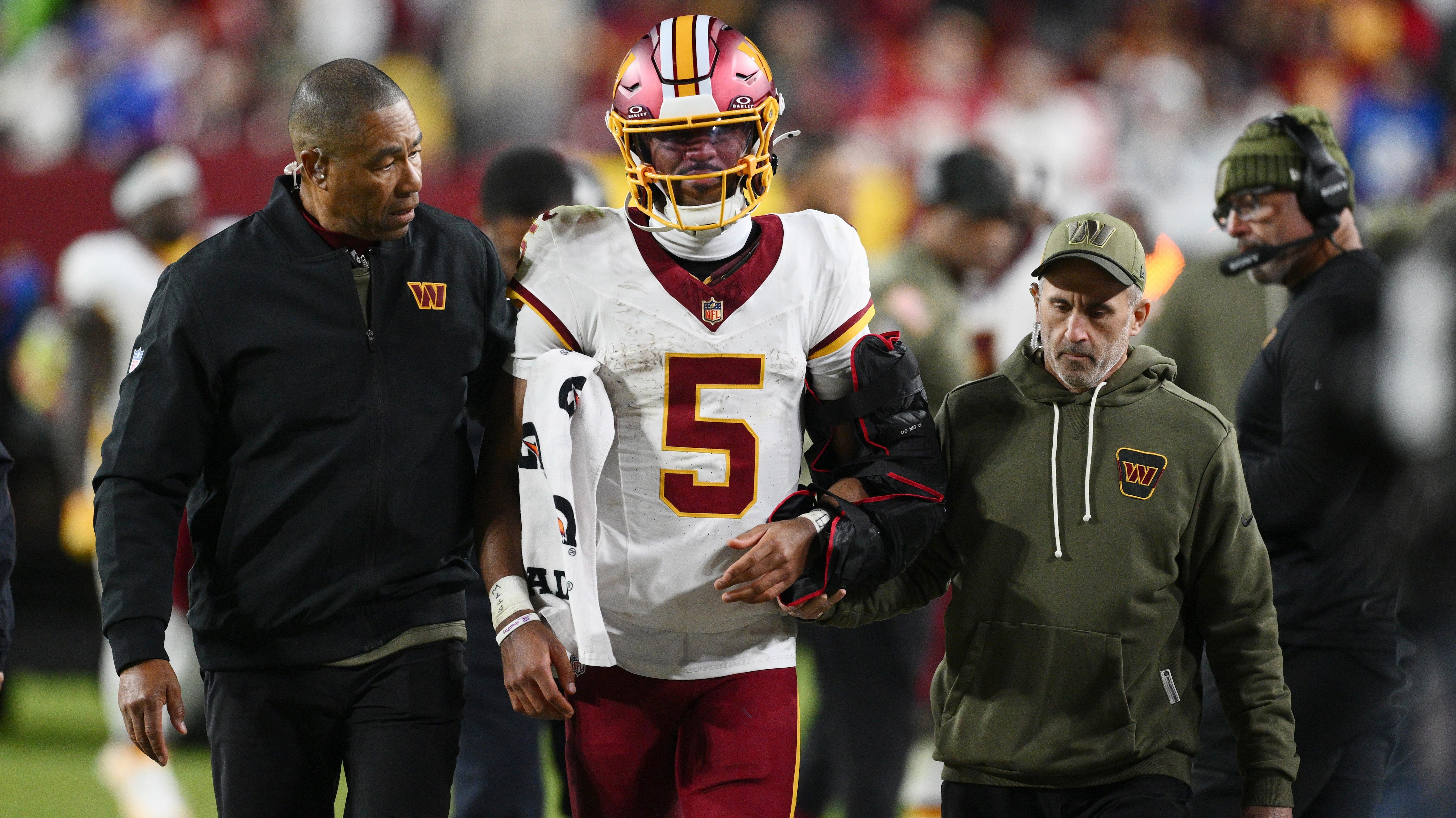 Dan Quinn Reacts to Daniels' Injury