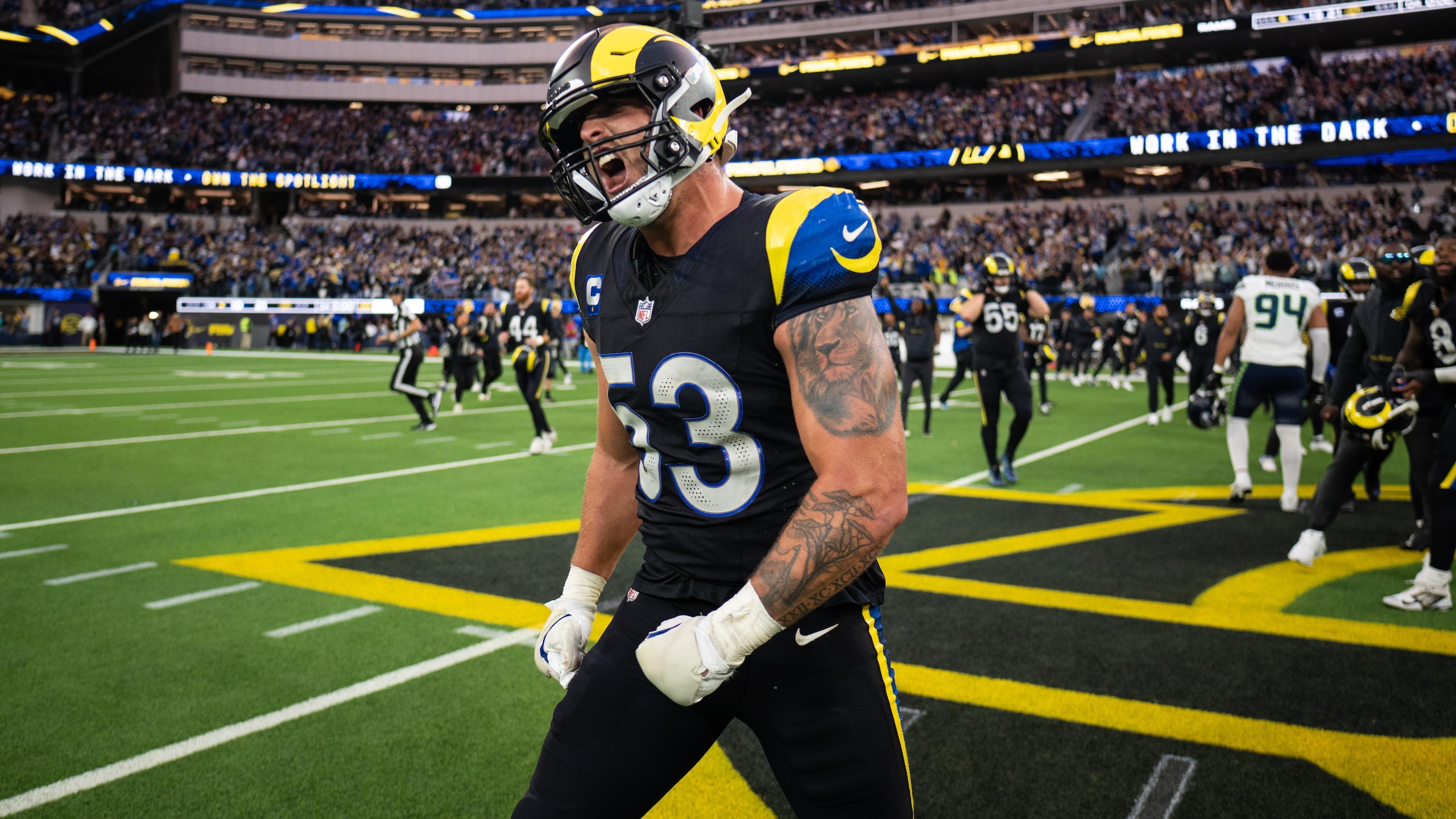 Seahawks Rams Football