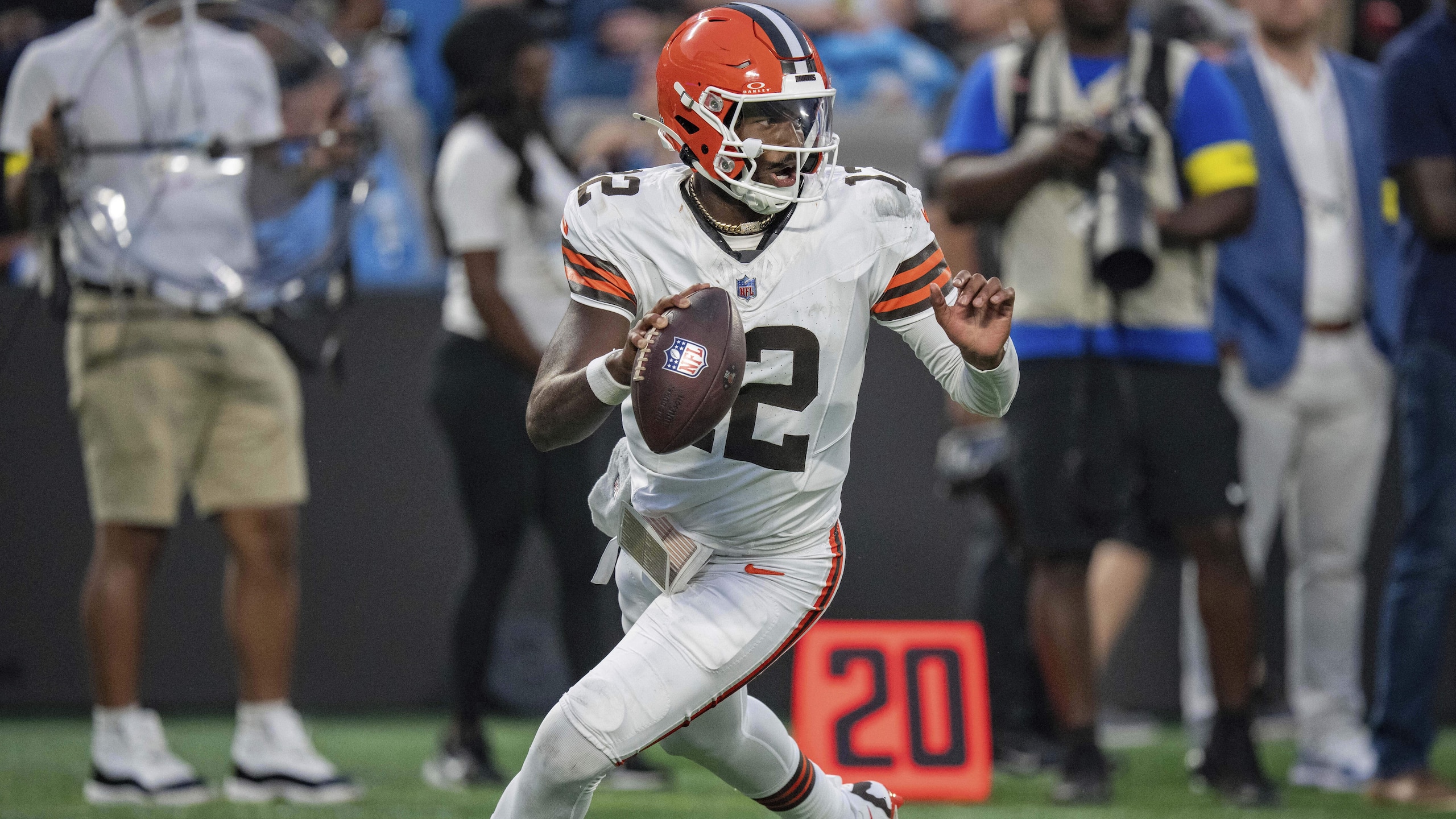 Browns Panthers Football