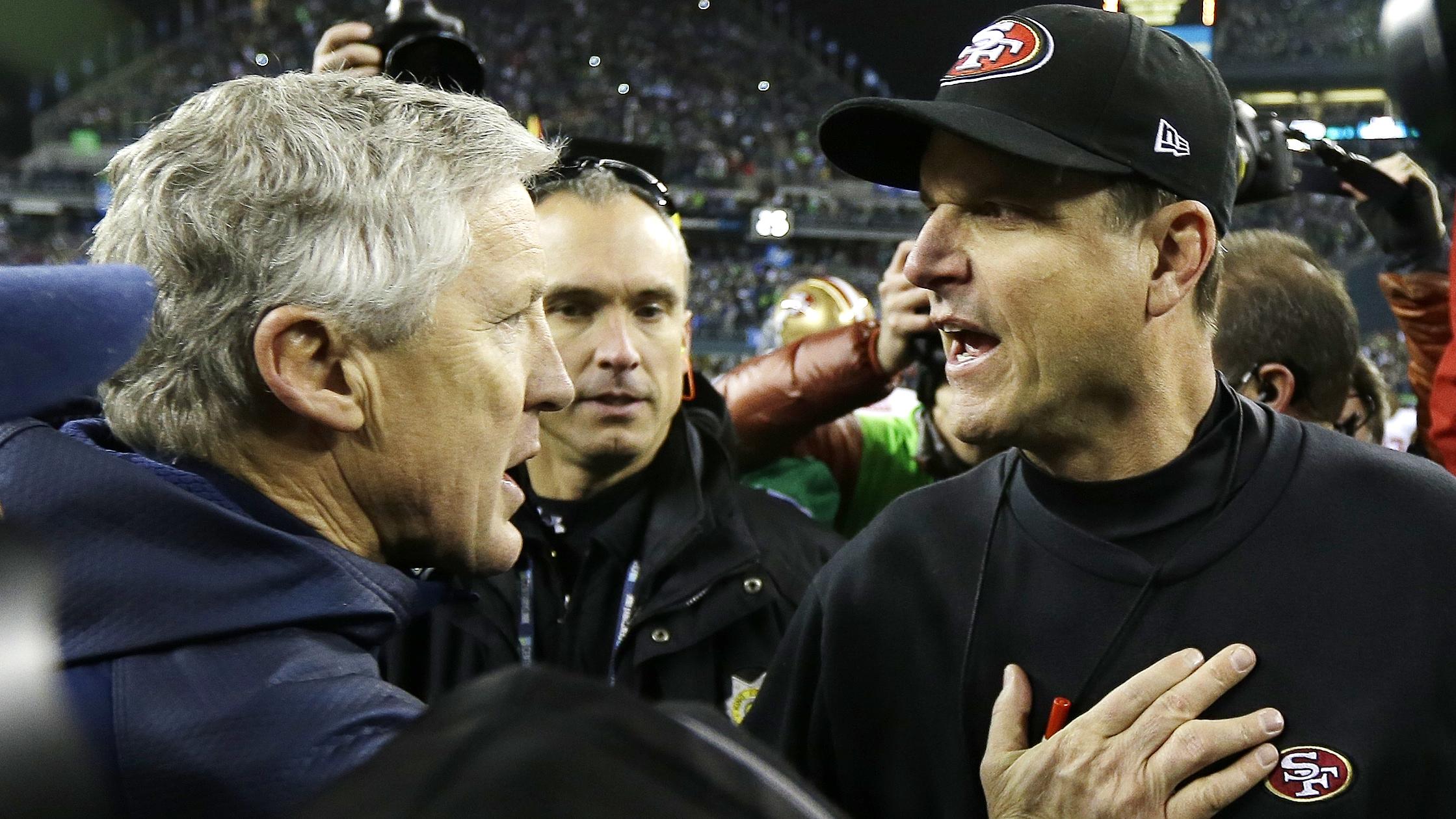 Pete Carroll Says He Has ‘No Fond Memories’ of Jim Harbaugh Ahead of Chargers-Raiders