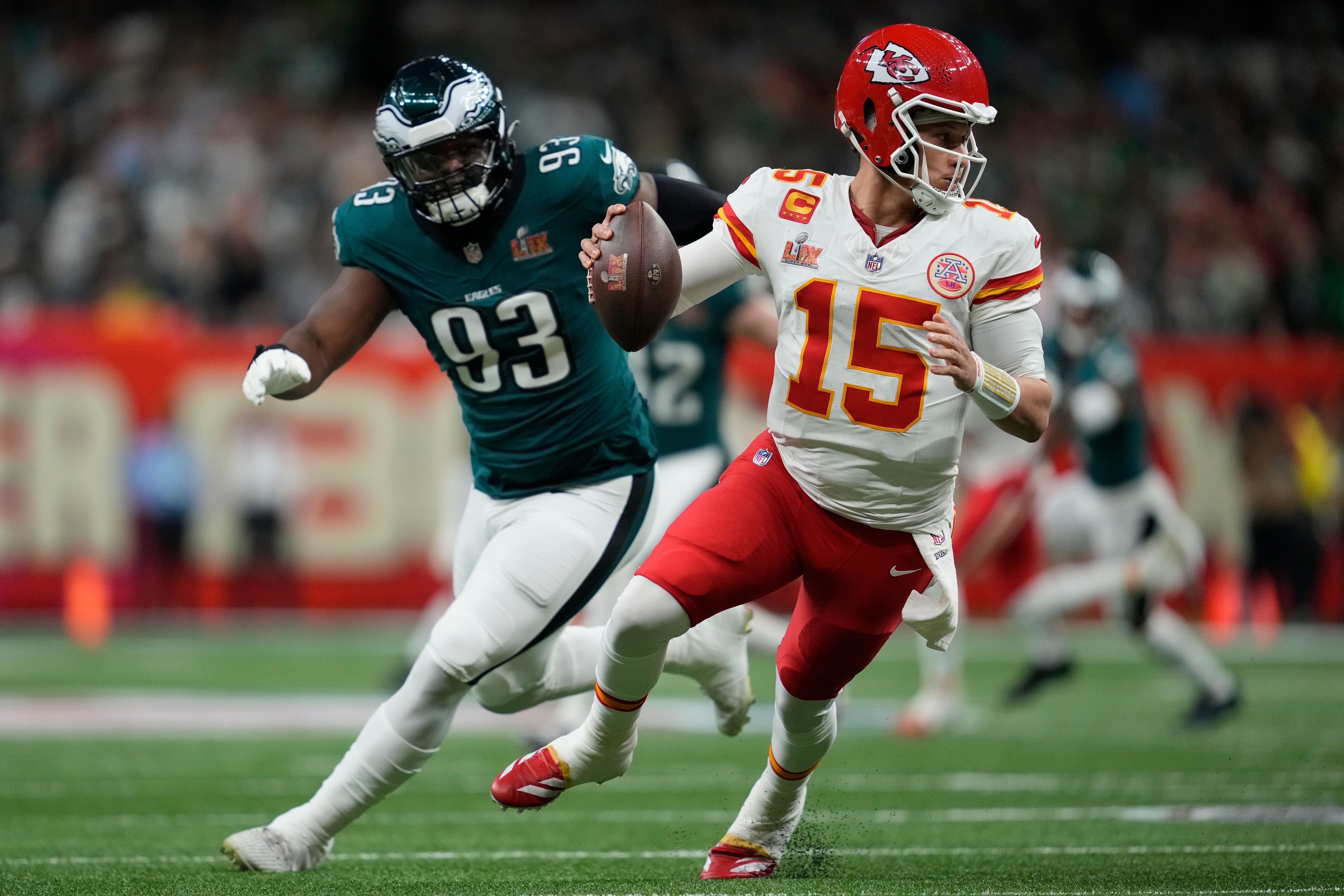 Chiefs Eagles Super Bowl Football