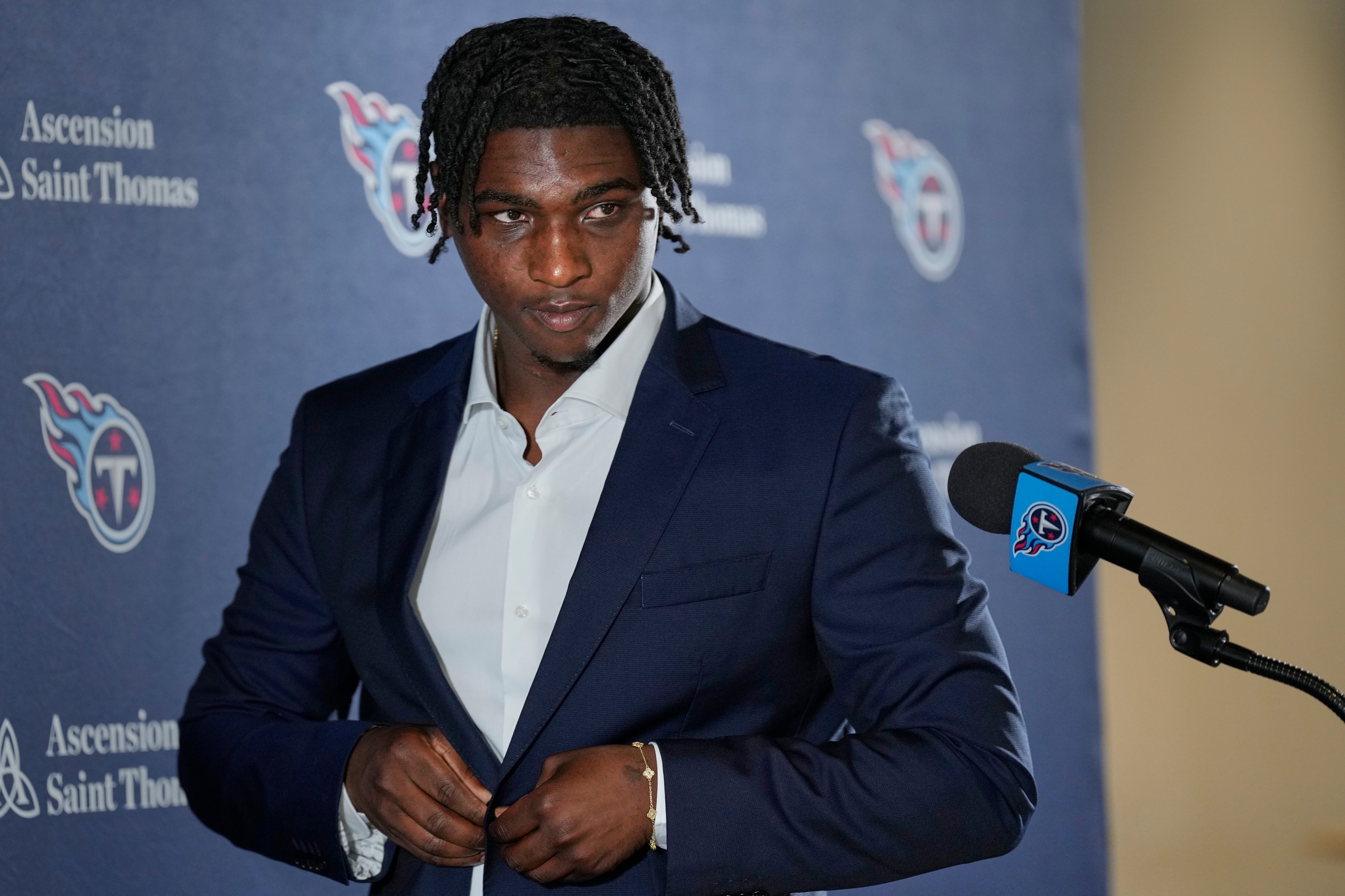 Titans NFL Draft Football