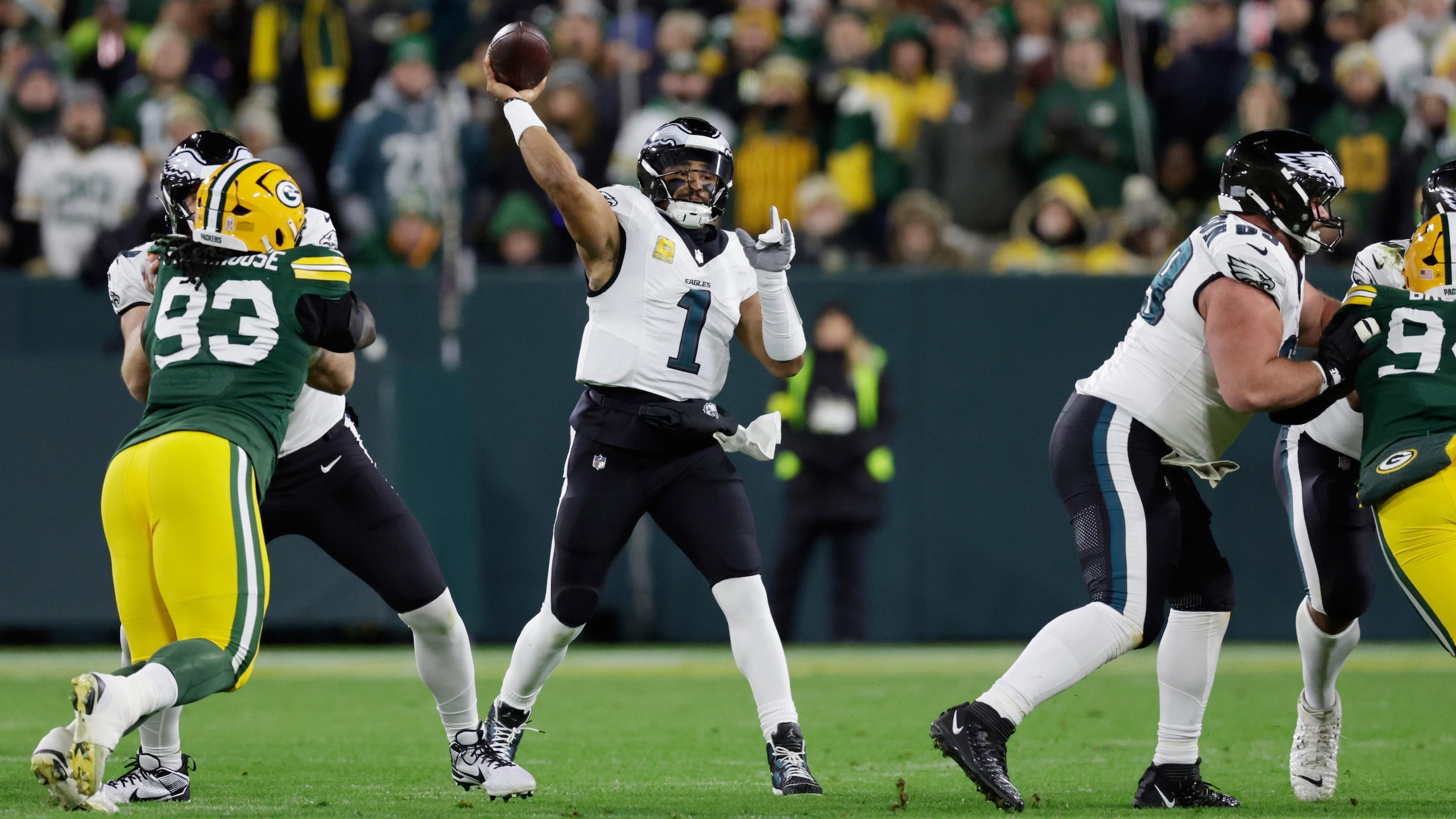Eagles Packers Football
