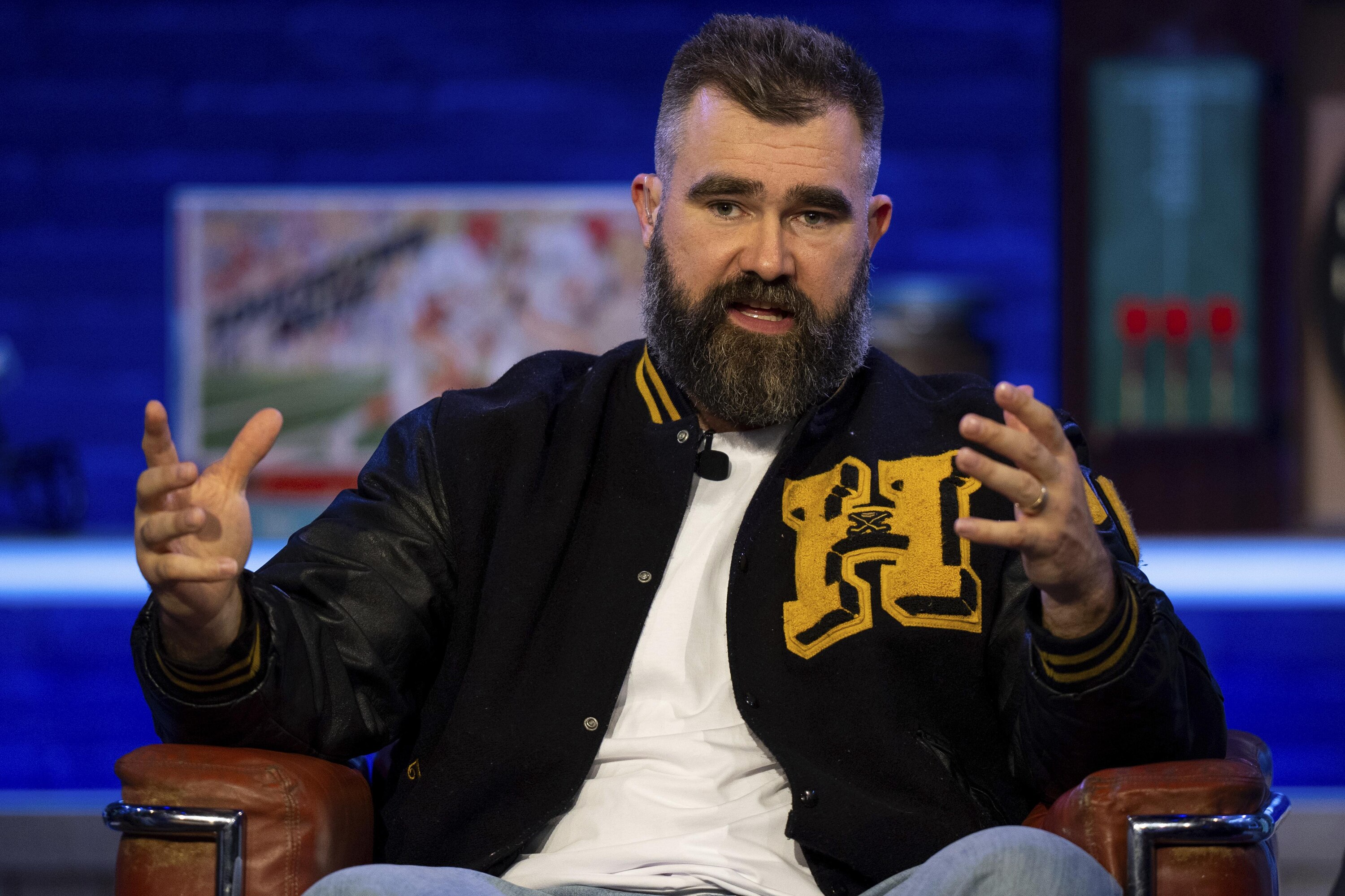 Jason Kelce Talks Defending Eagles' Tush Push to NFL Owners Amid Proposal to Ban Play