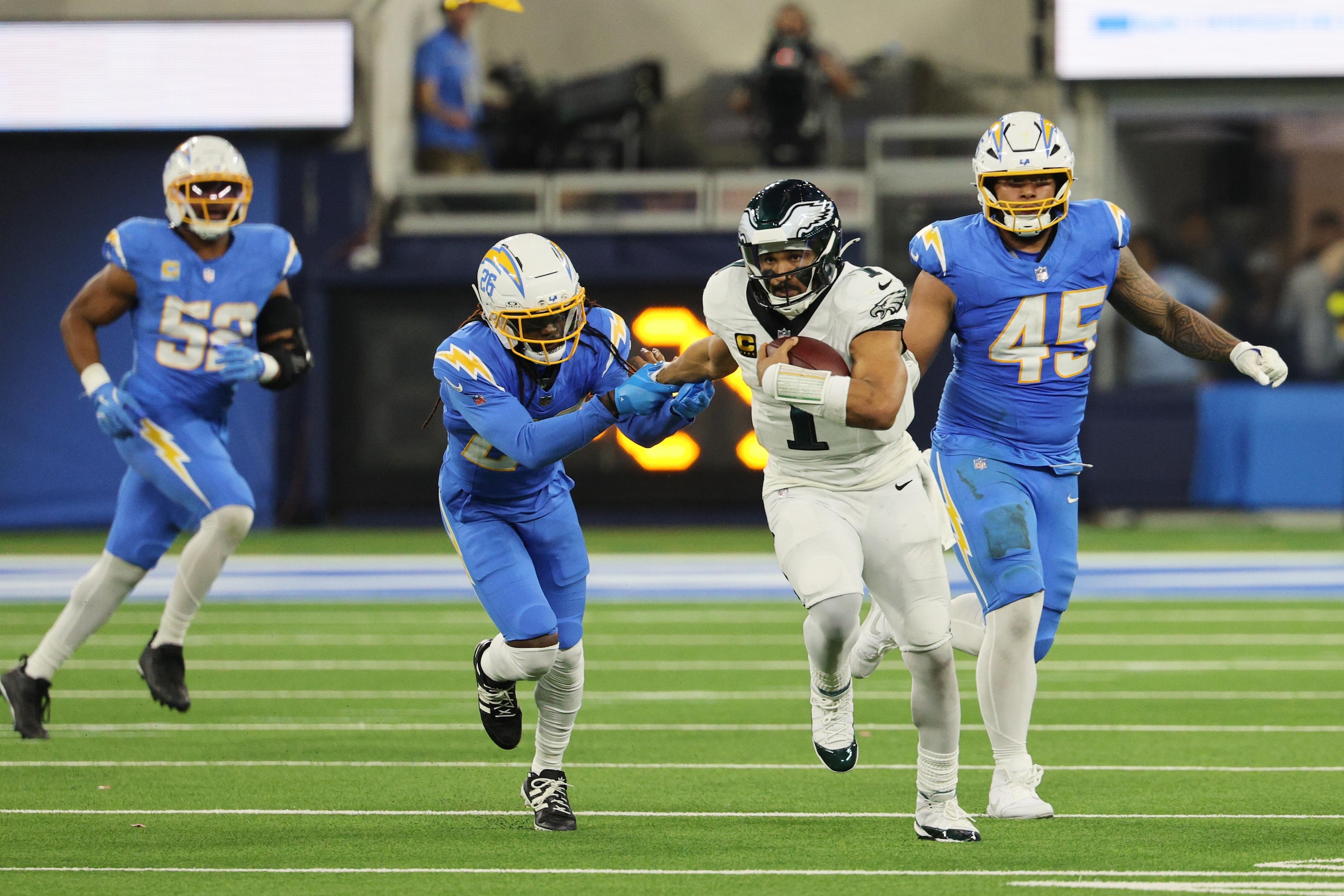 Eagles Chargers Football