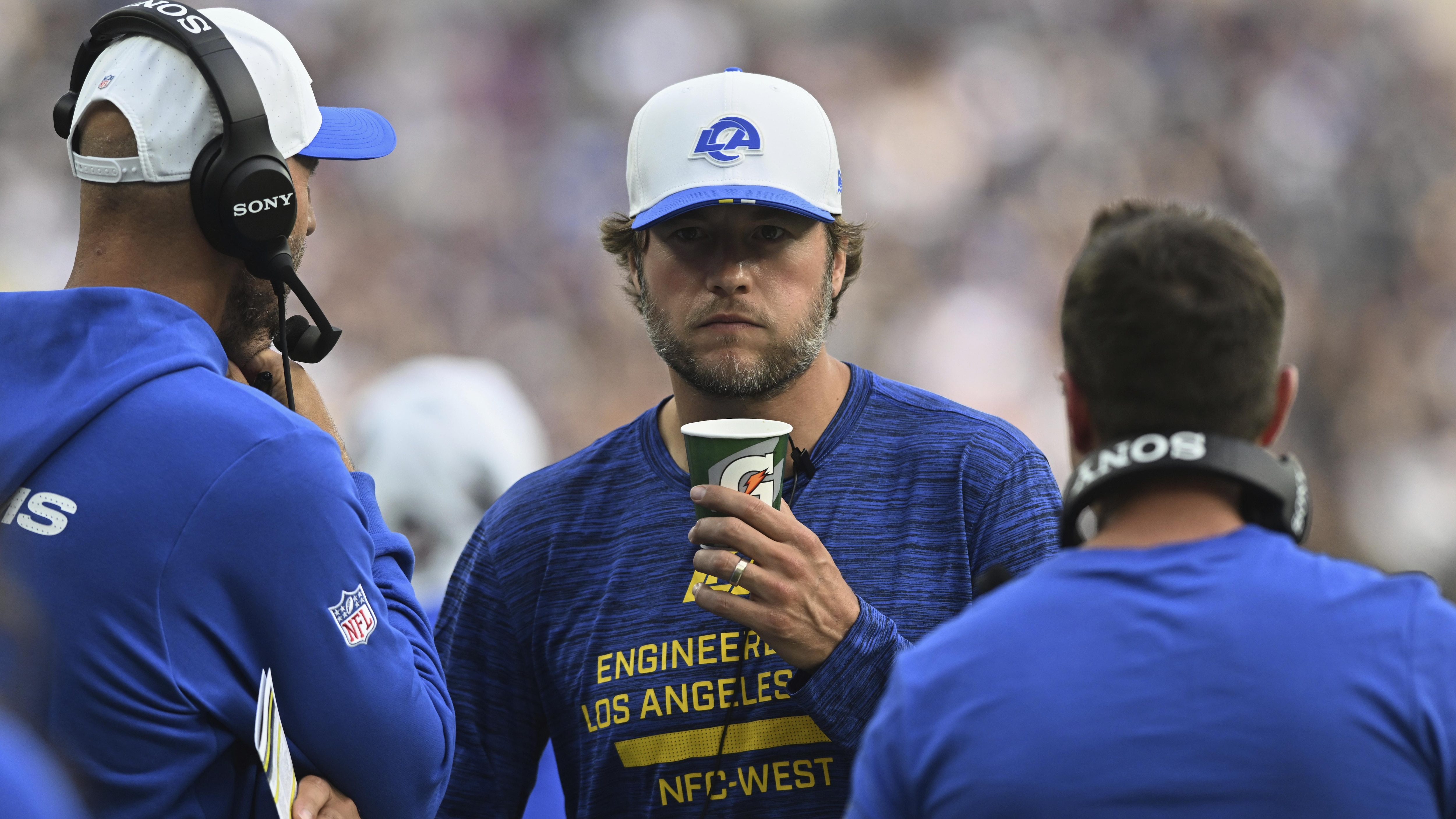 Matthew Stafford ‘Trying Some Different Things’ to Help Back Injury, Rams’ McVay Says
