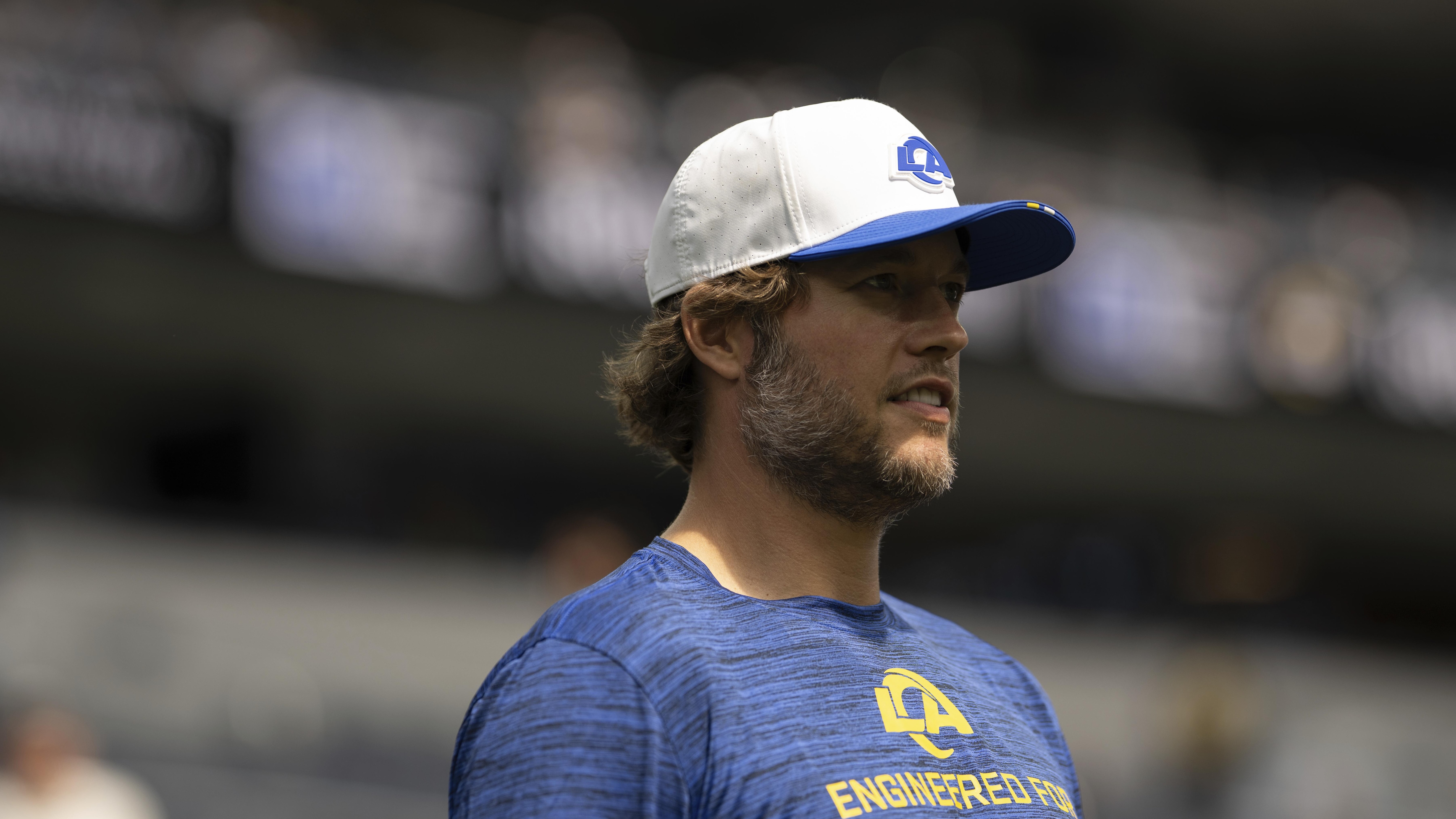 Rams’ Matthew Stafford Talks Back Injury, Says it ‘Crept Up on Me a Little Bit’