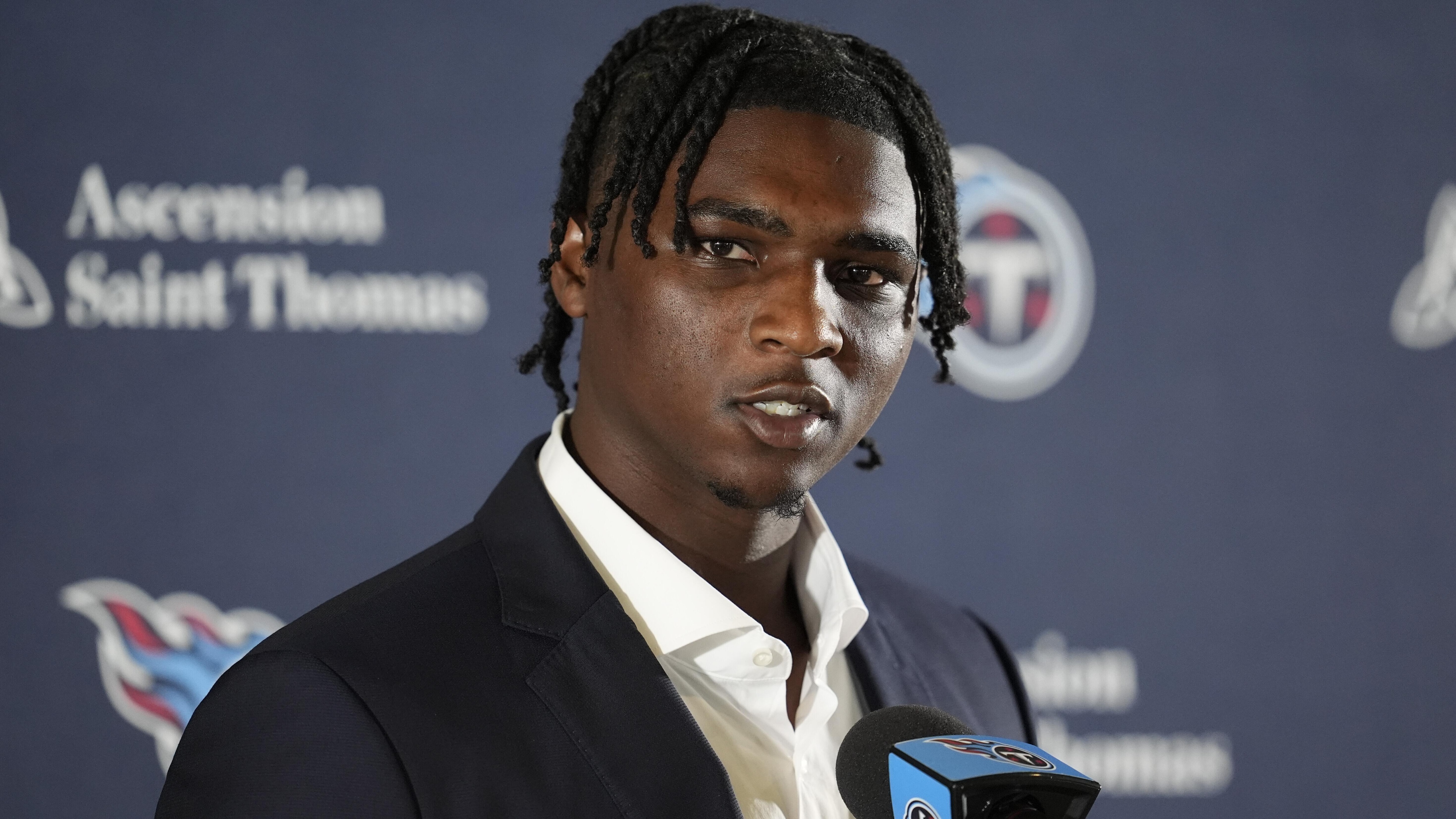 Titans NFL Draft Football