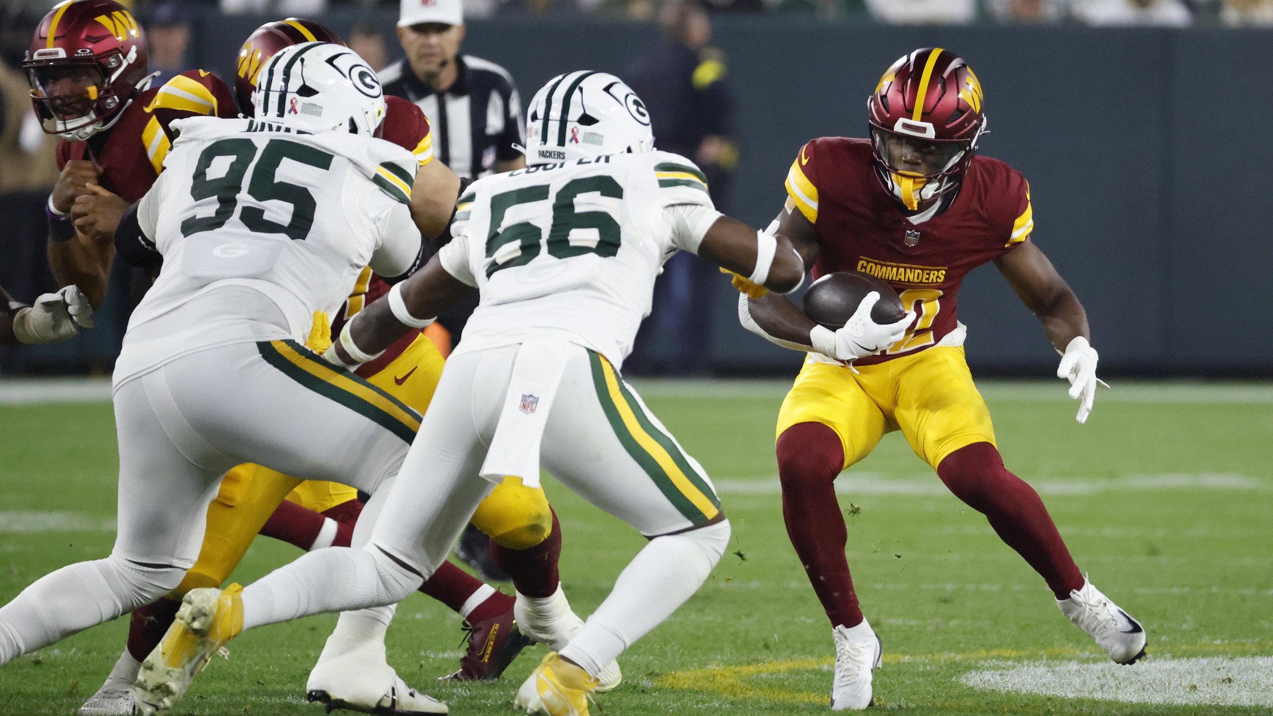 Commanders Packers Football