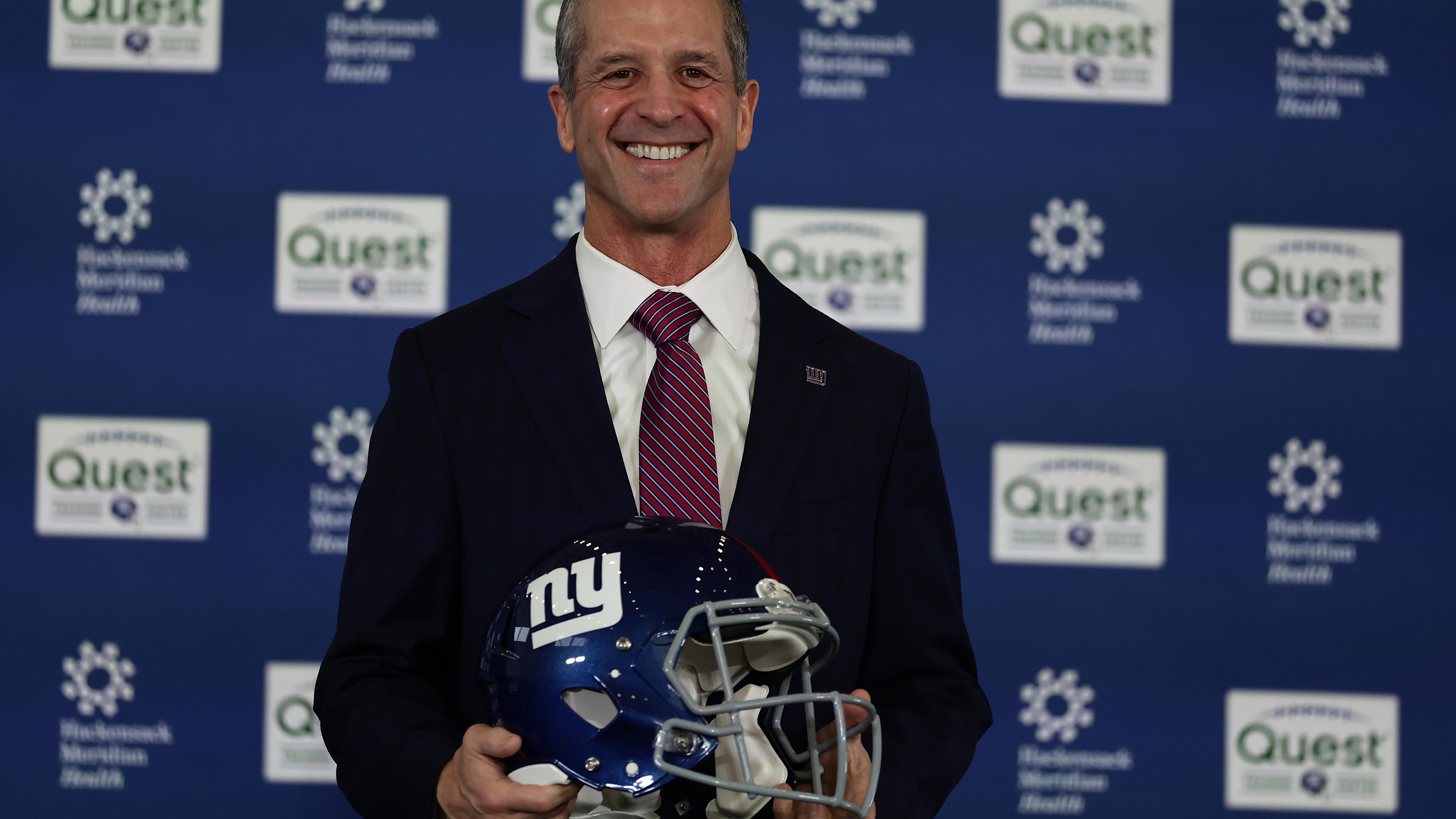 Giants Harbaugh Football