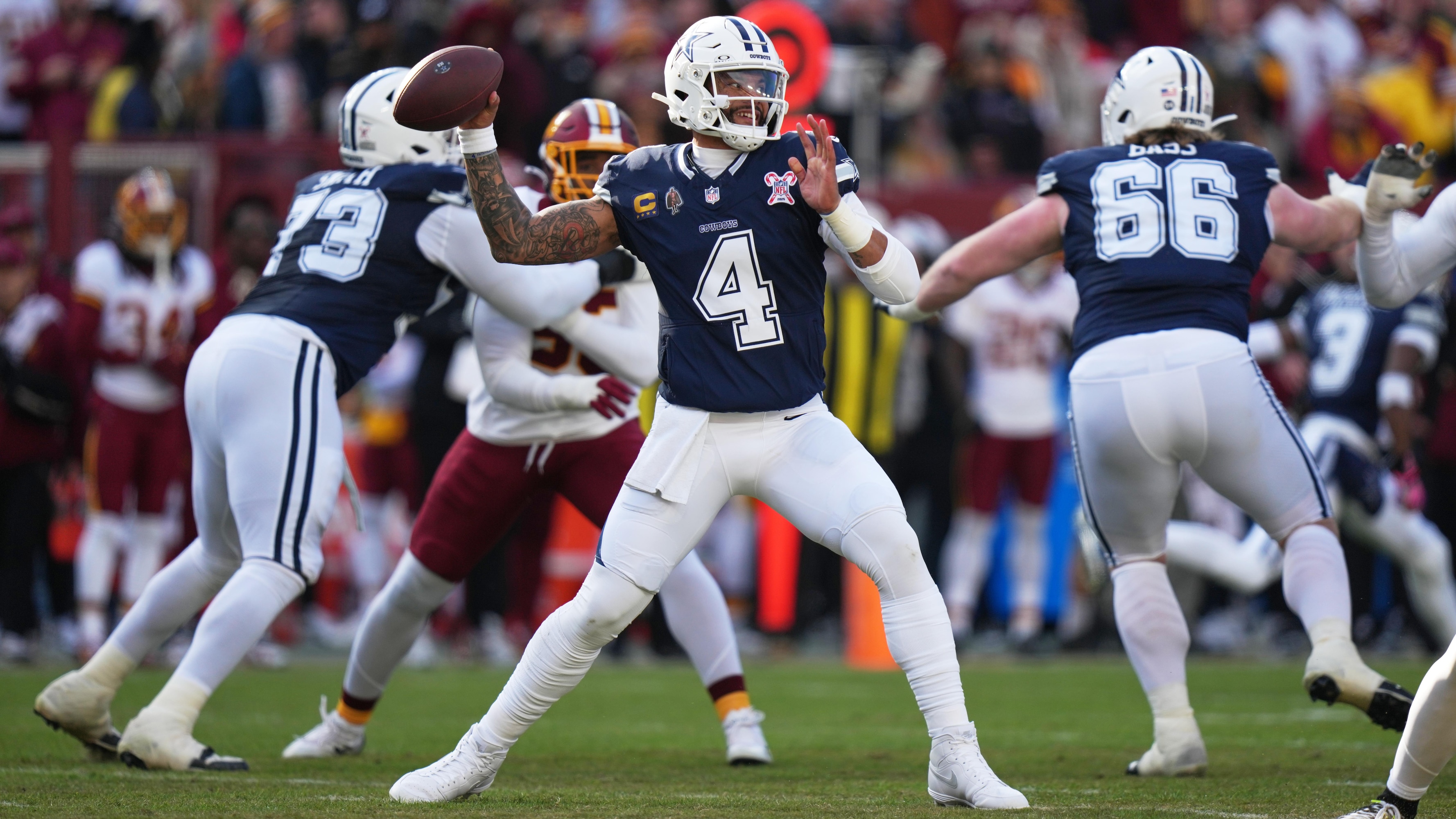 Dak Prescott Leads Cowboys Past Commanders, Fans Slam Matt Eberflus amid Hot Seat Buzz