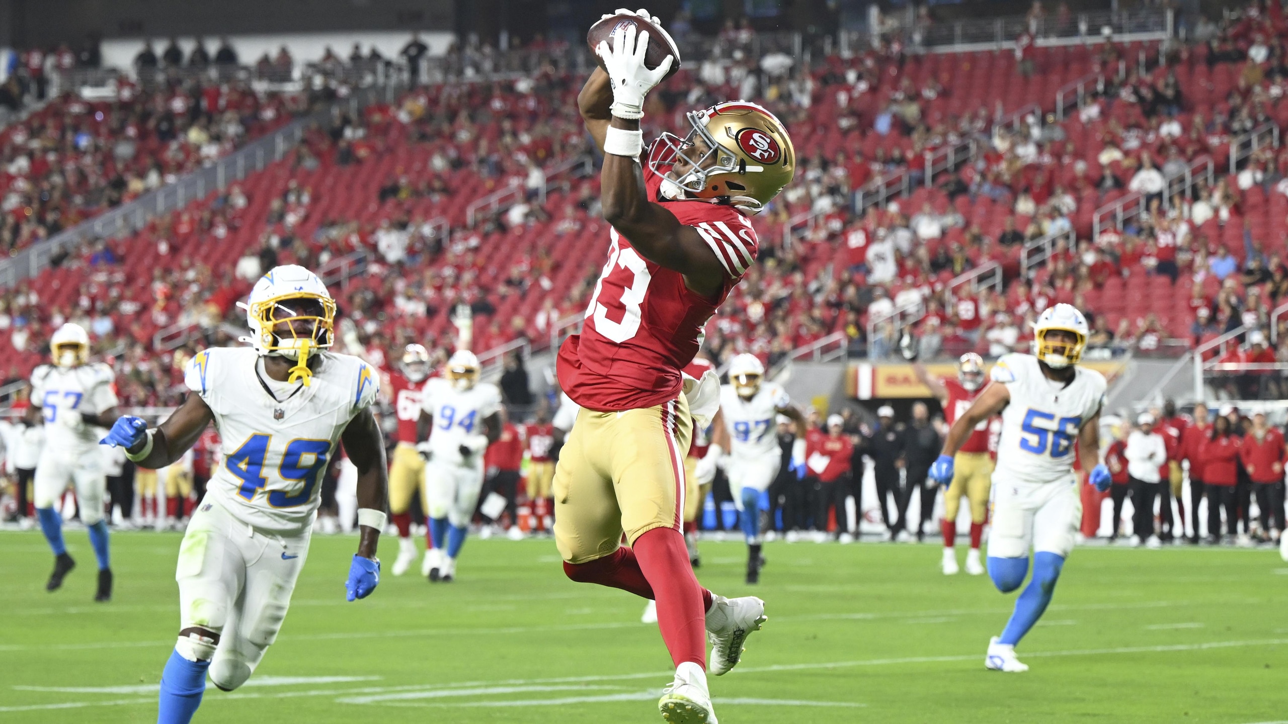 Chargers 49ers Football