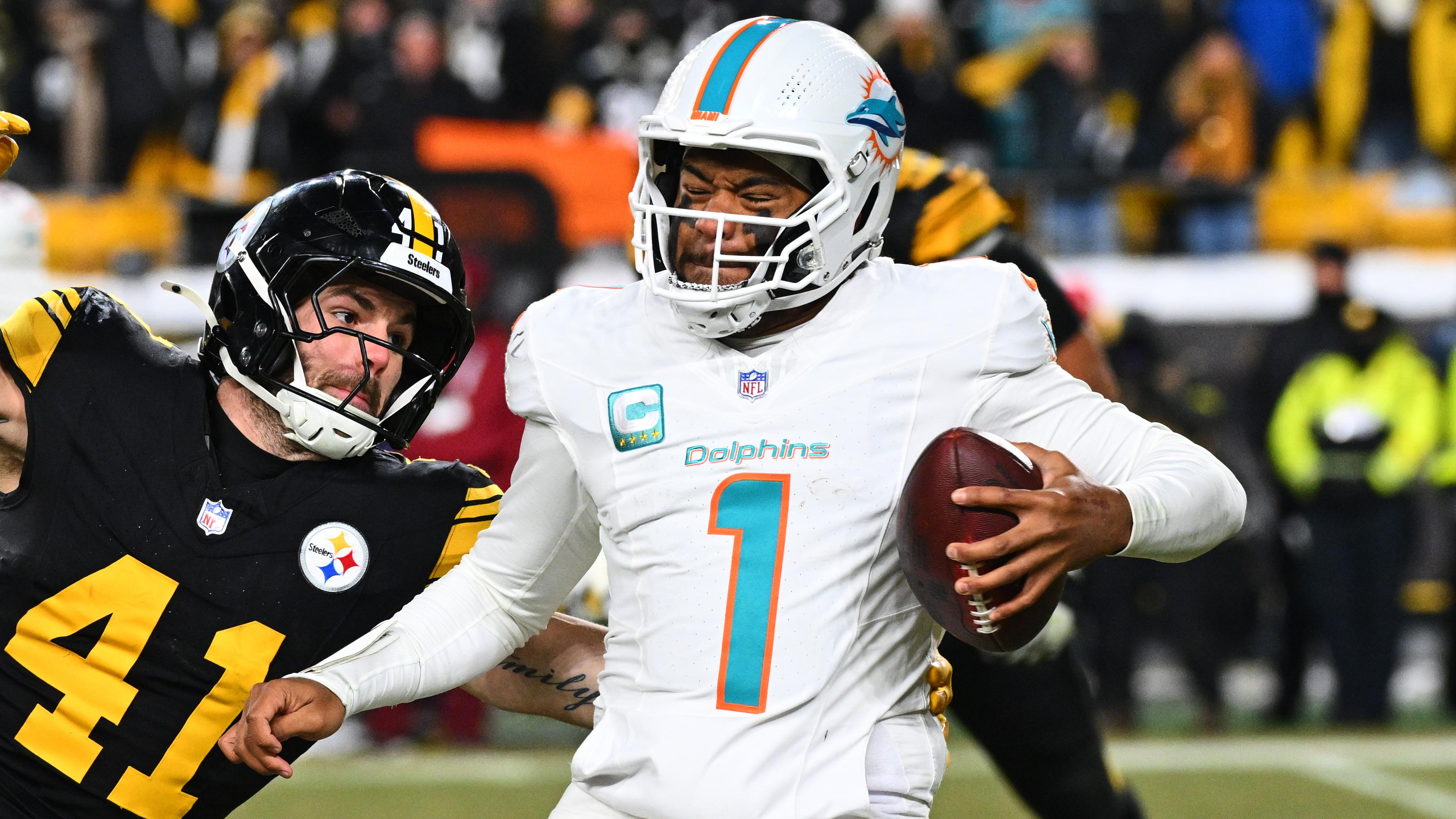 APTOPIX Dolphins Steelers Football