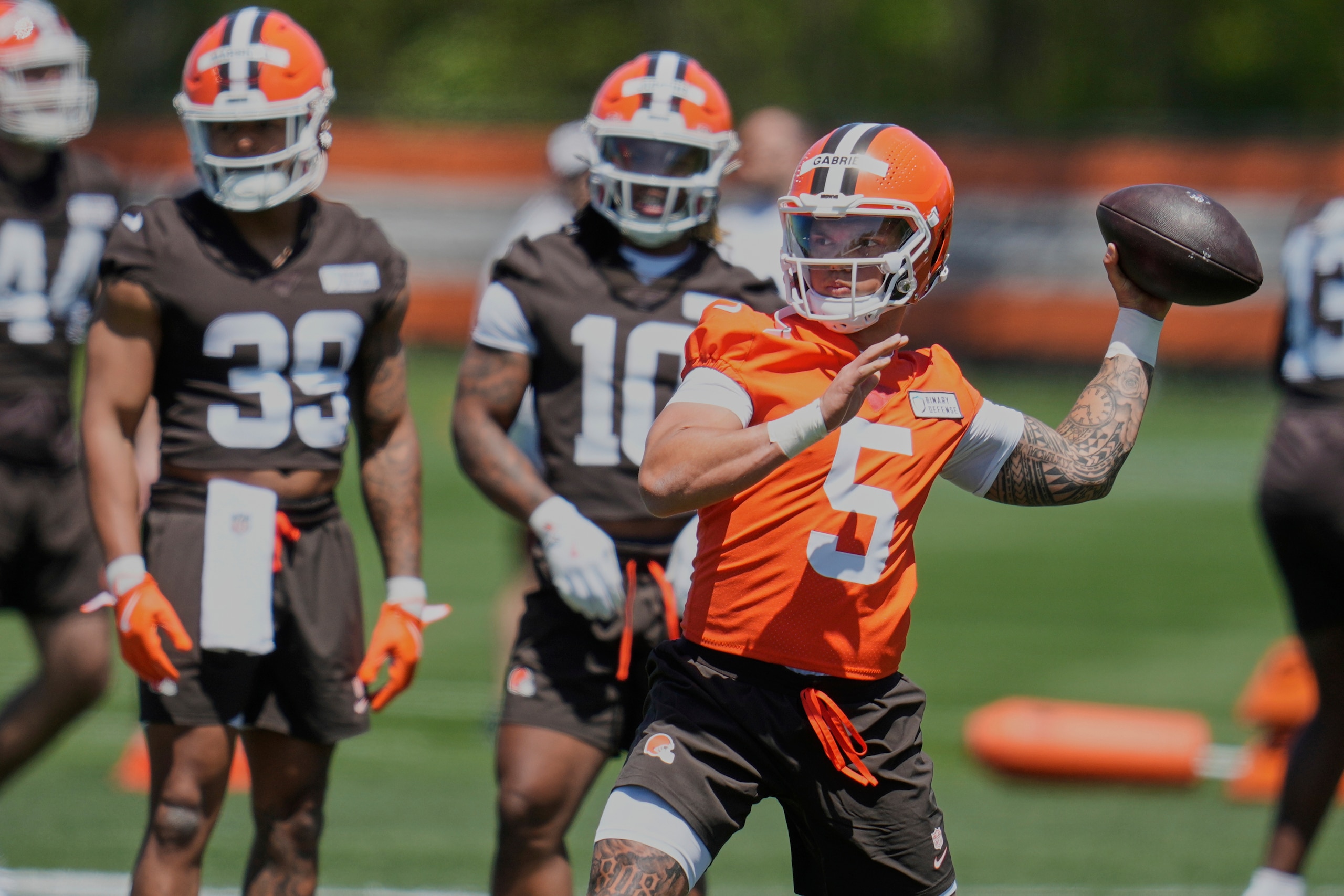 Browns Rookie Camp Football