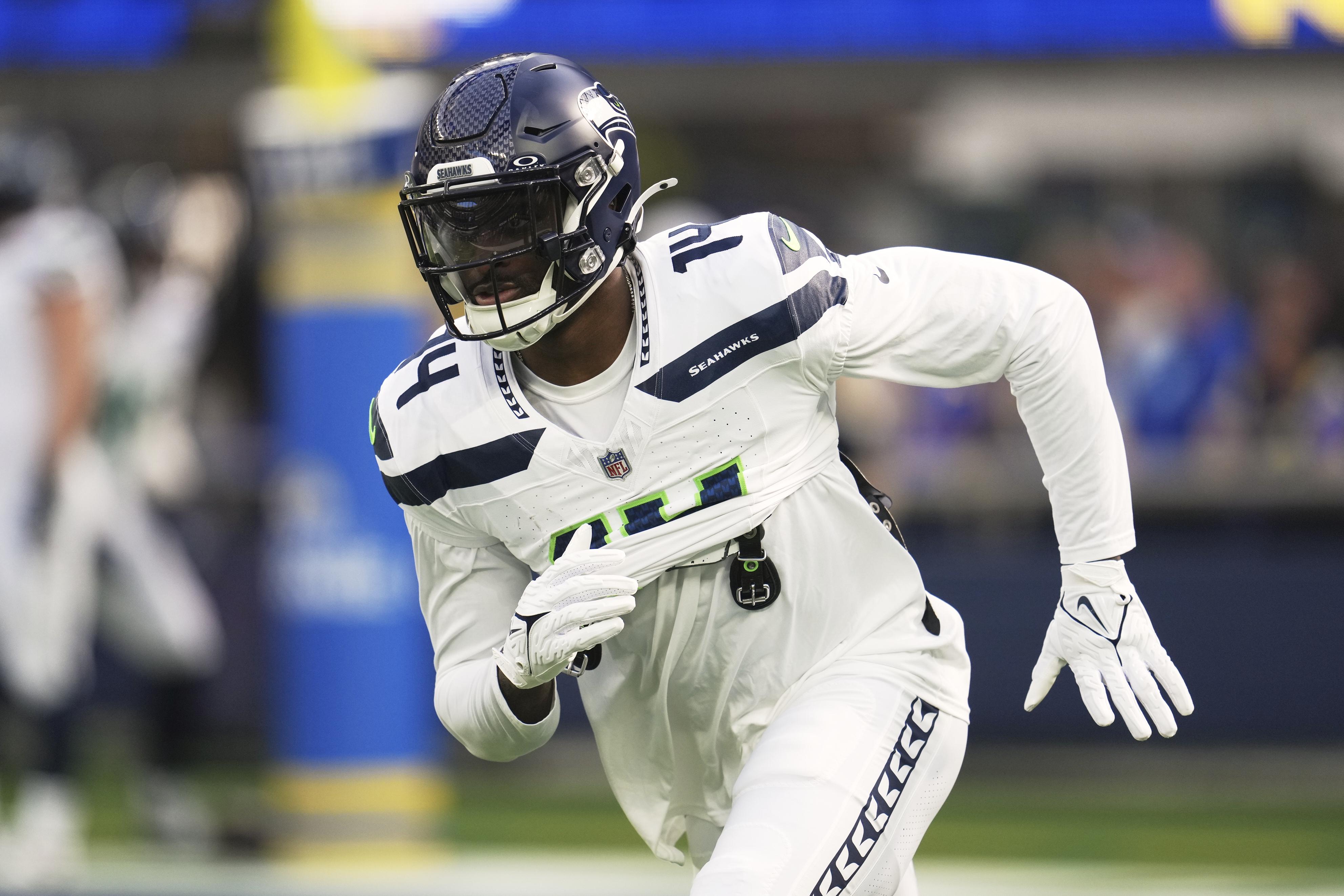 DK Metcalf in action