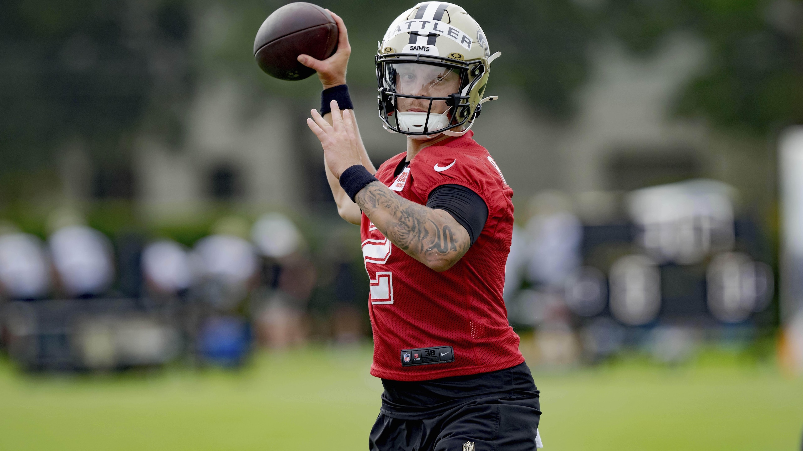 Saints Camp Football