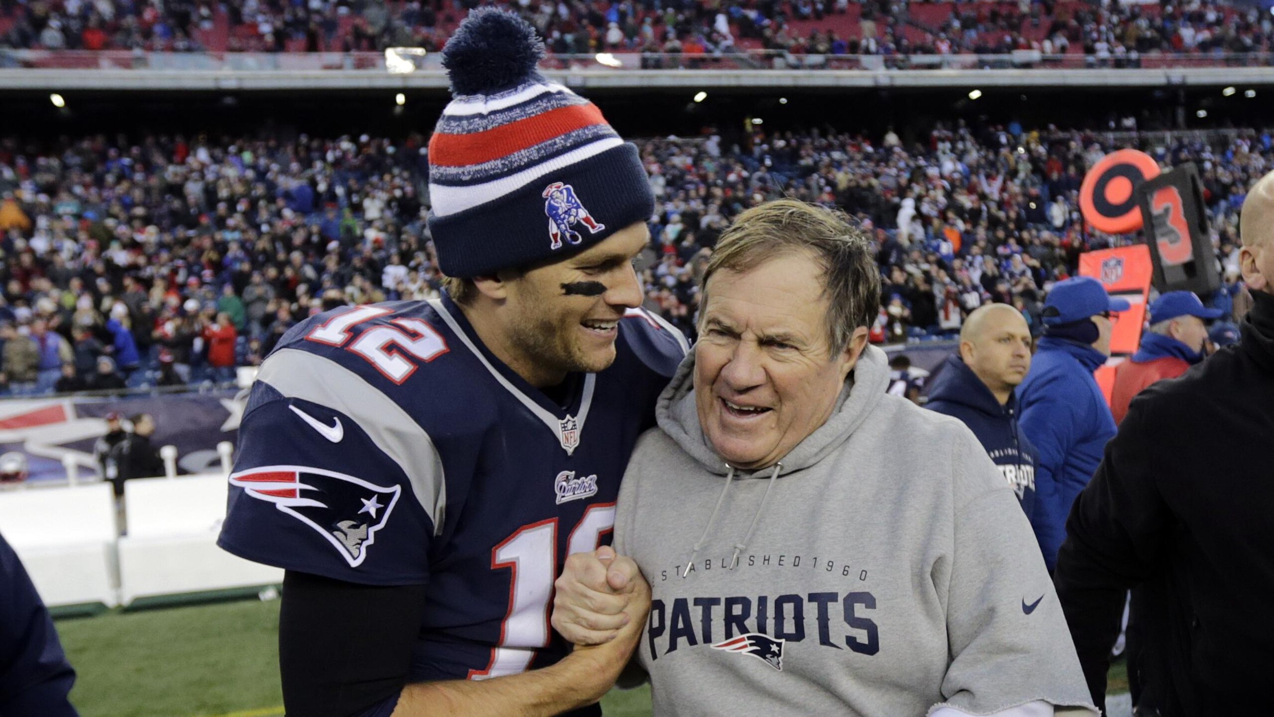 Patriots Belichick Football