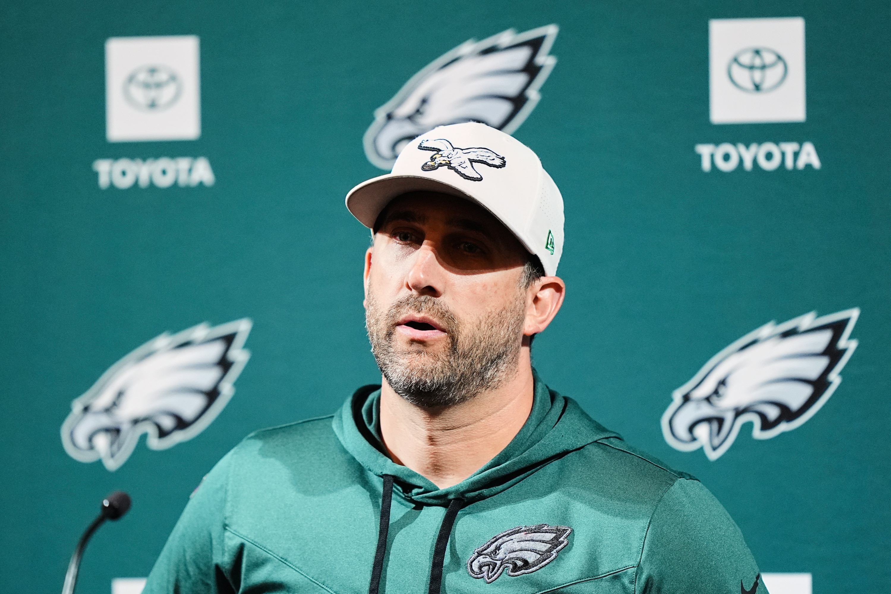Nick Sirianni Says Eagles Need to 'Be Better' at Tush Push After Ban Proposal Failed