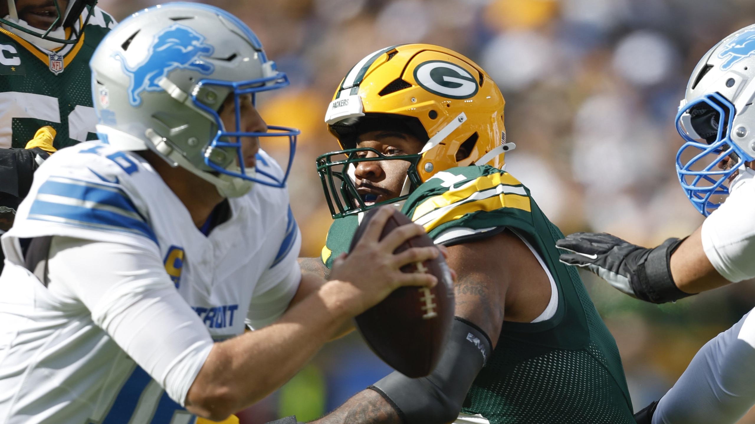 Lions Packers Football