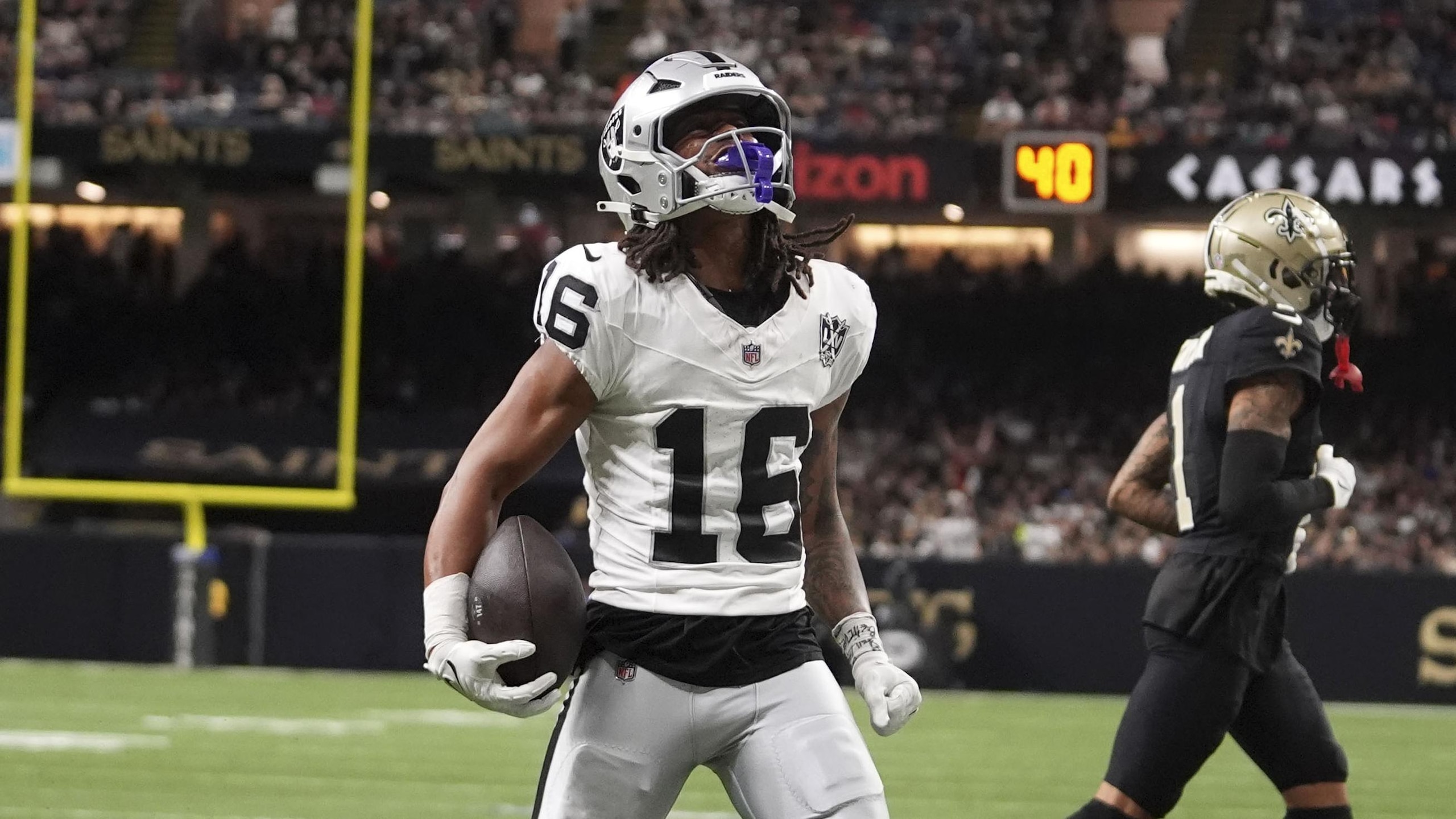 Raiders Saints Football