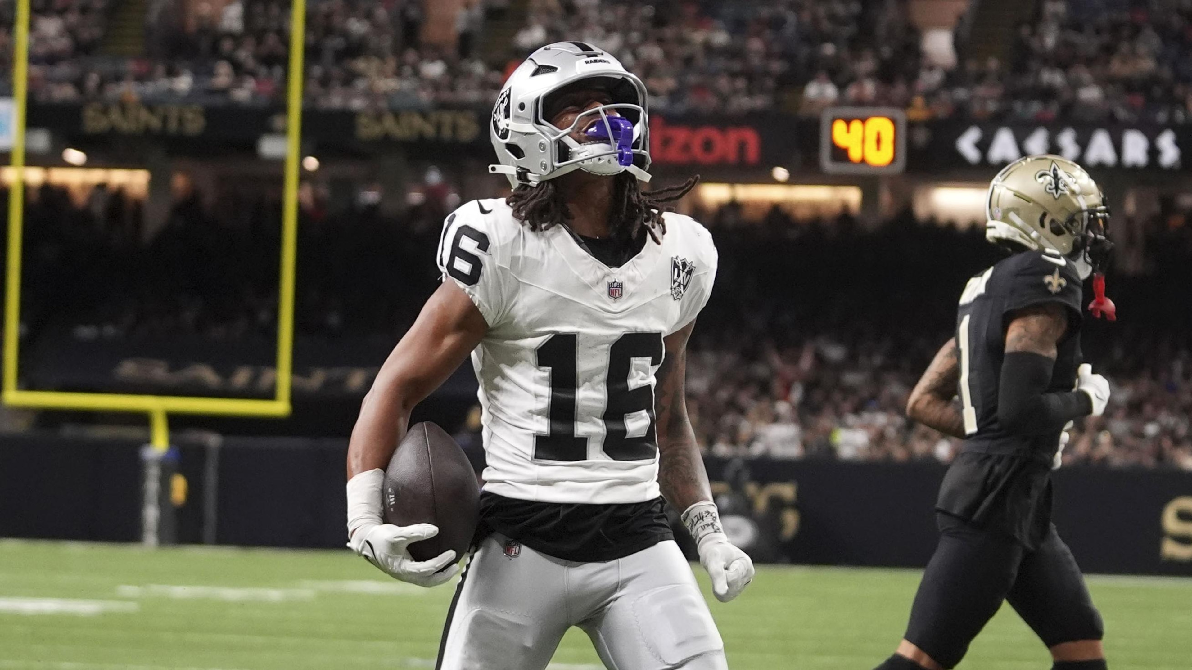 Raiders Saints Football